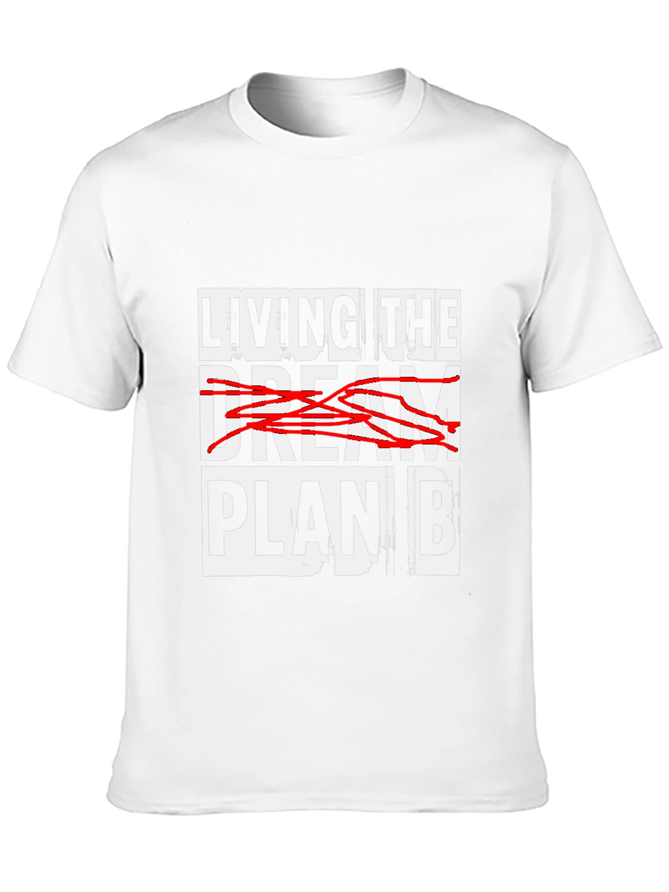 Black Living the Plan B T-Shirt view 10