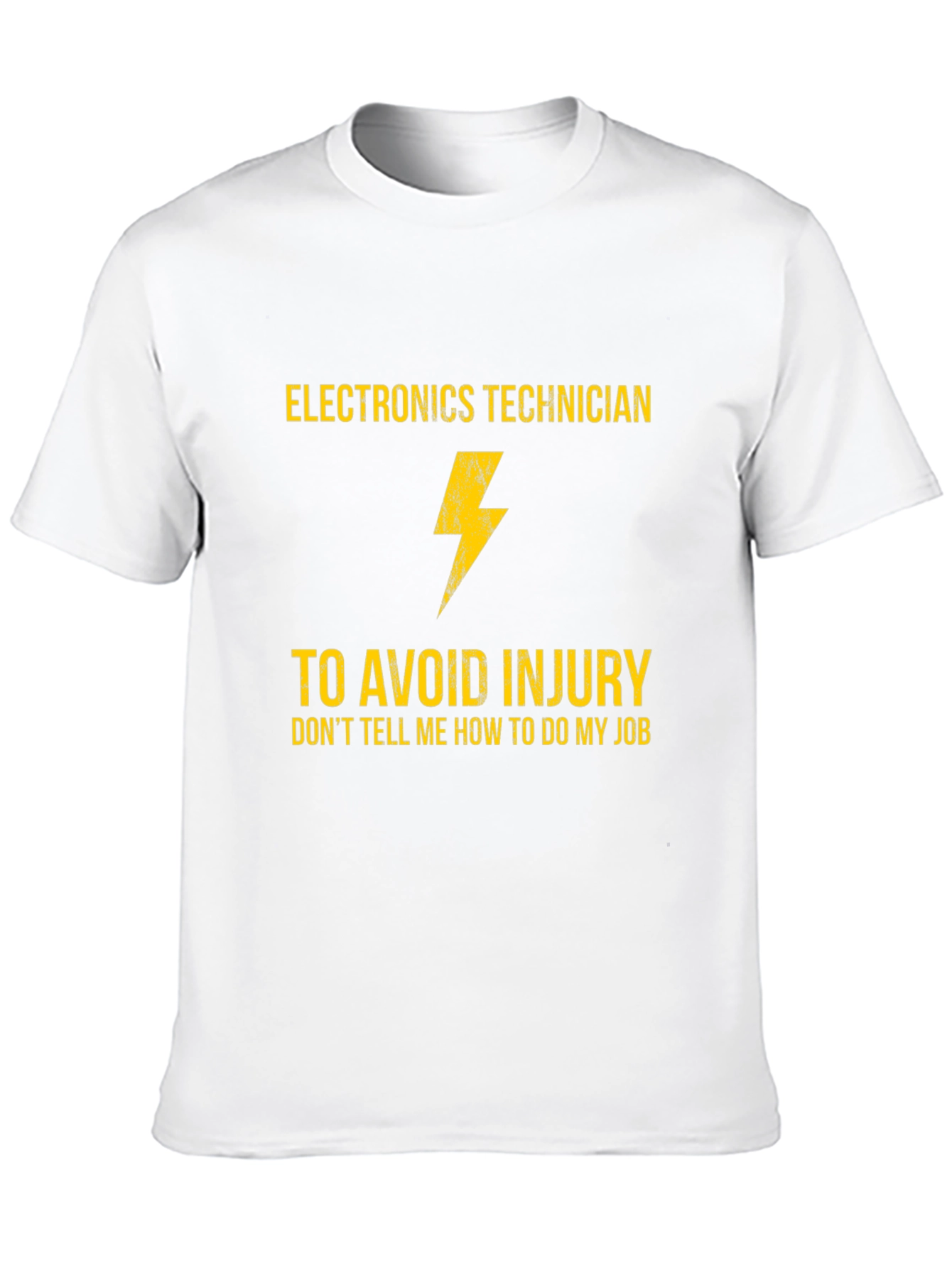 Black Electronics Technician T-Shirt - Funny Job Gift view 10