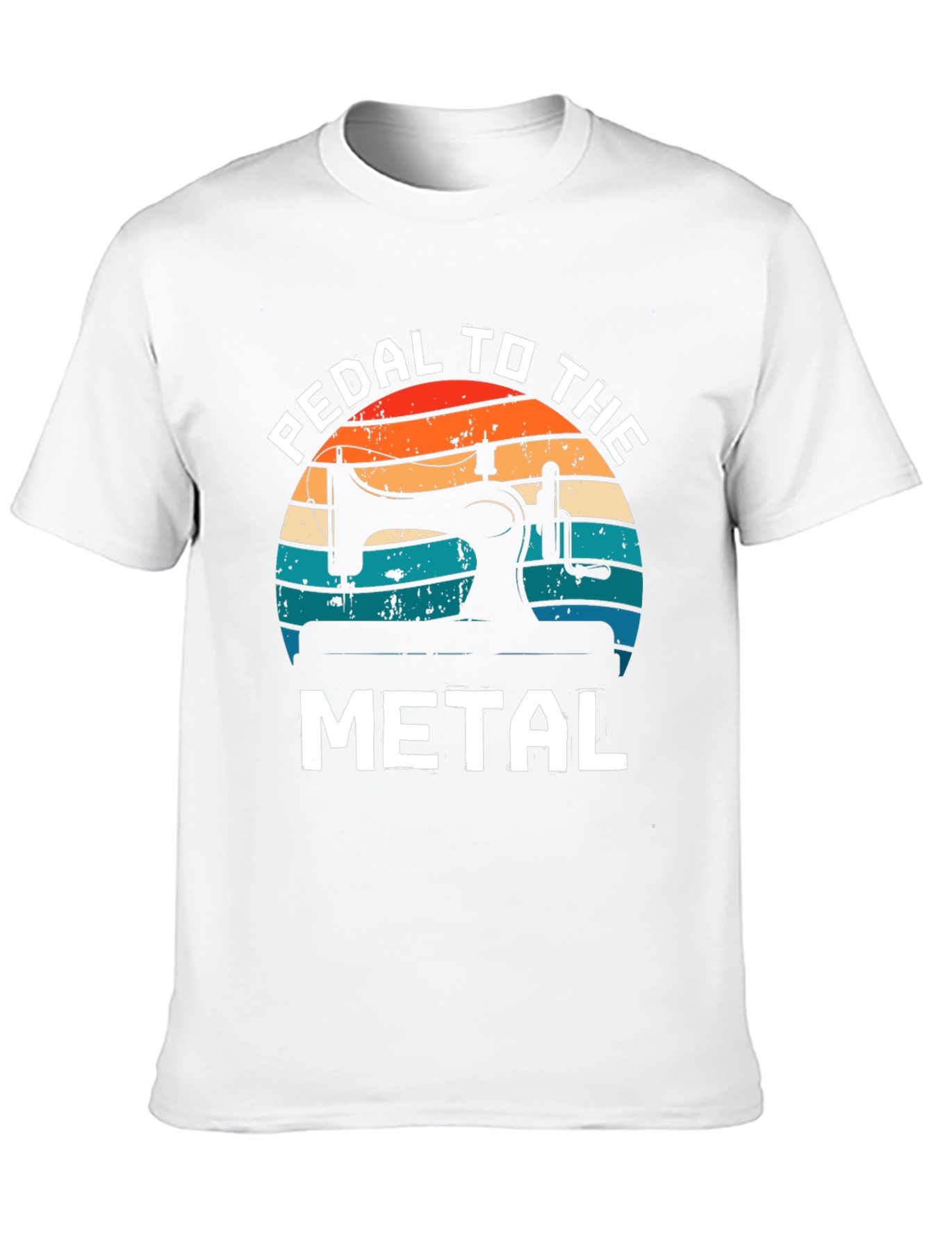 Black Pedal to the Metal Sewing T-Shirt view 10