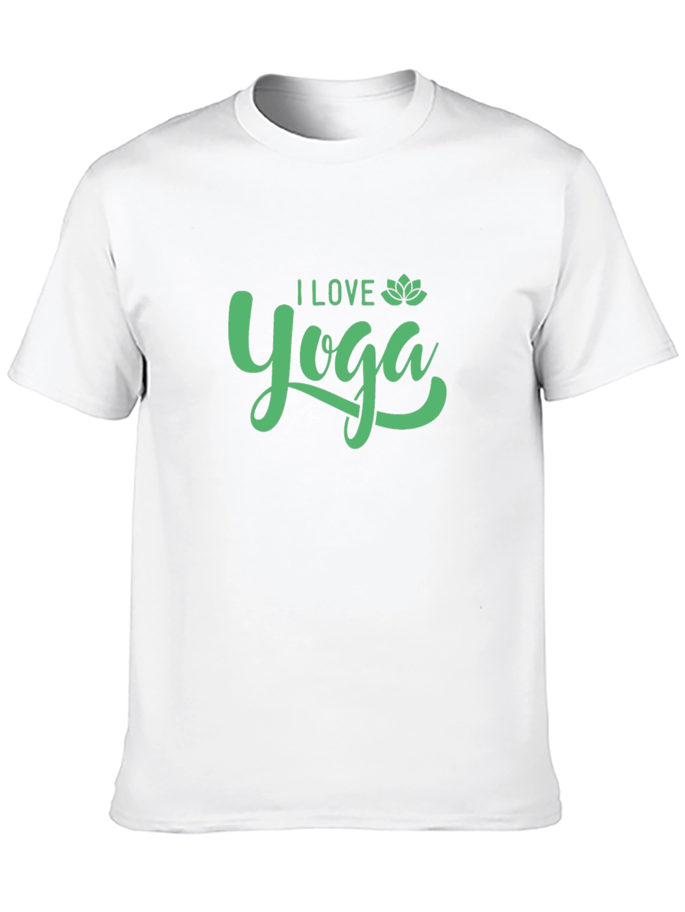 Black I Love Yoga T-Shirt - Black view 10