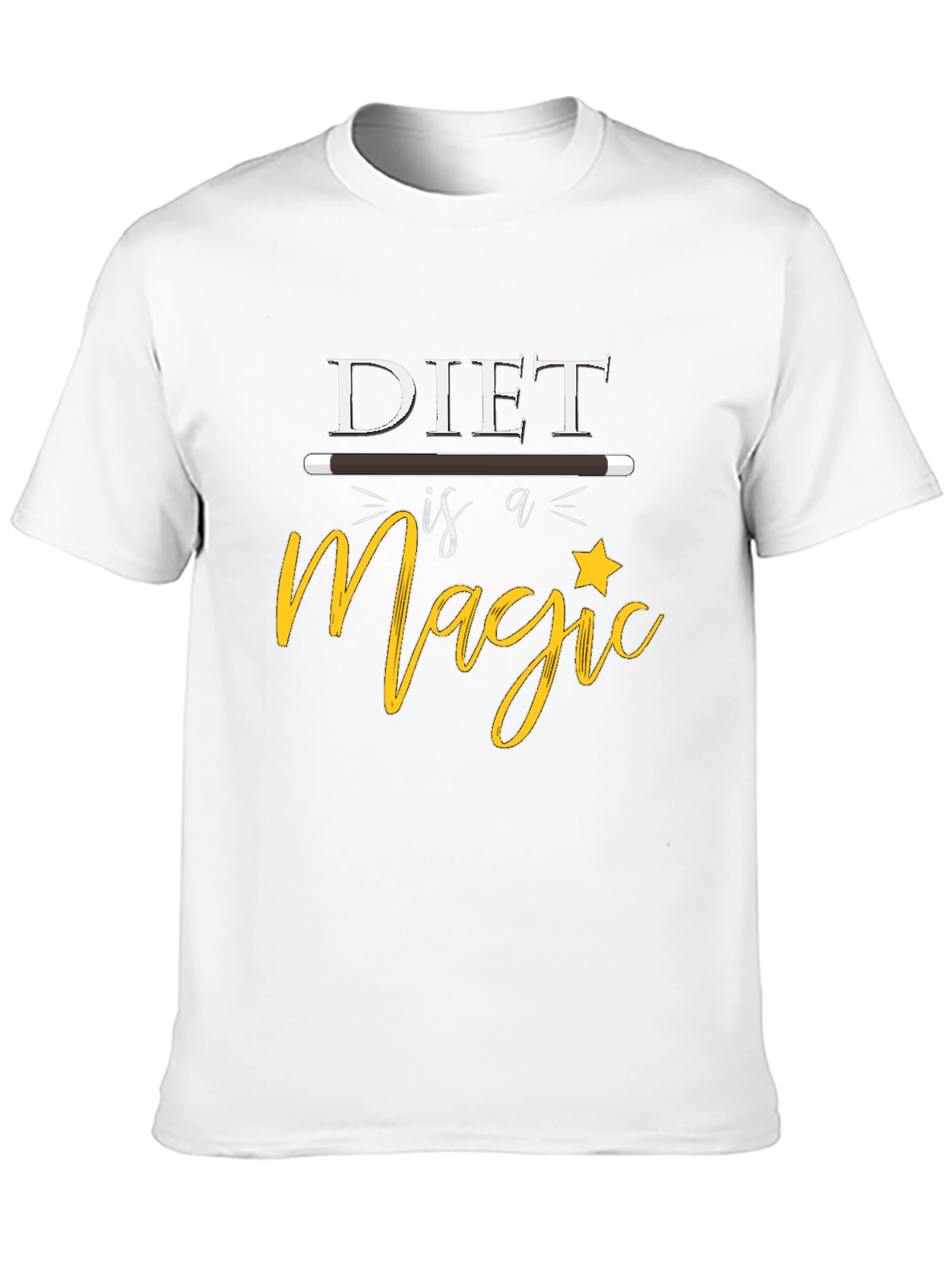 Black Diet is Magic T-Shirt view 10