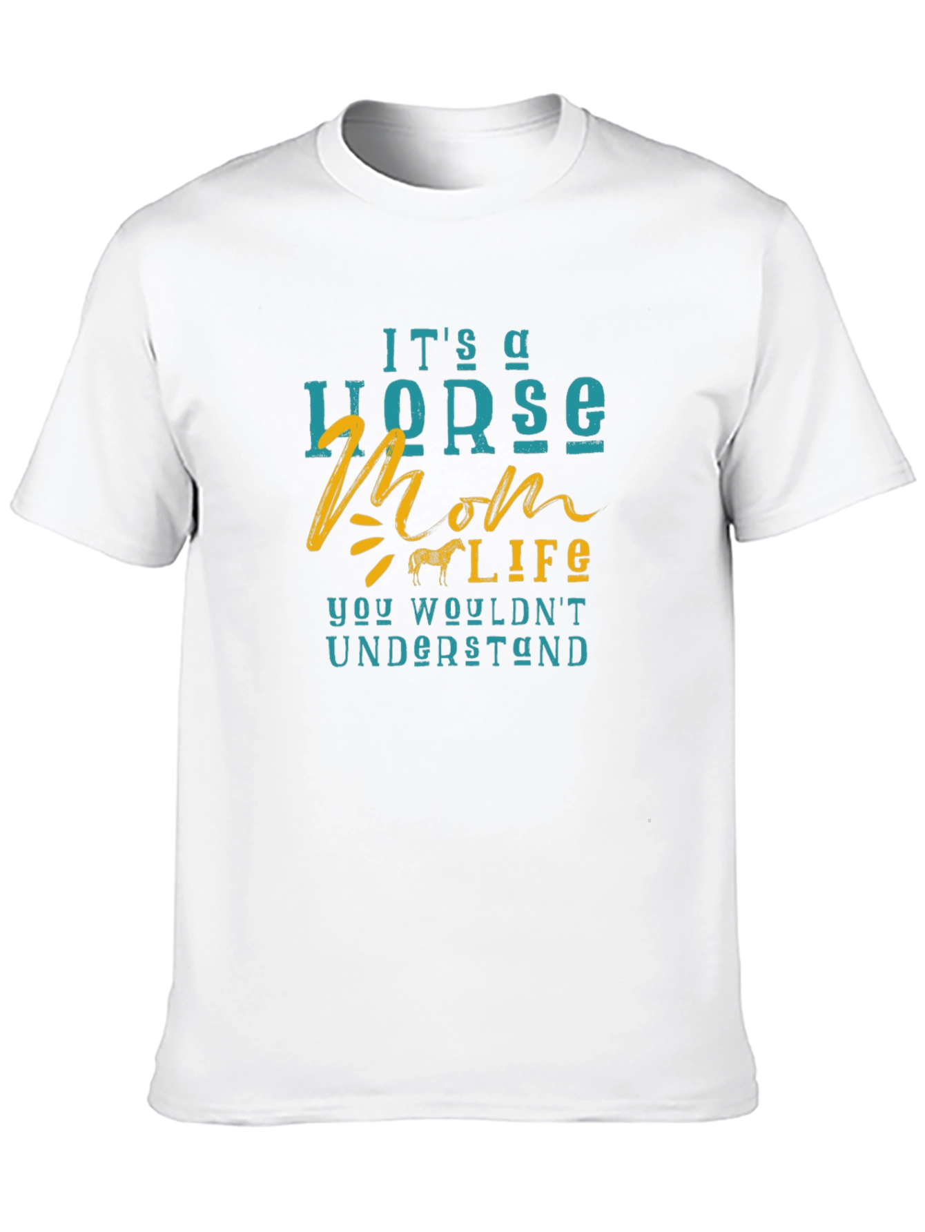 Black Horse Mom Life T-Shirt - You Wouldn't Understand! view 10