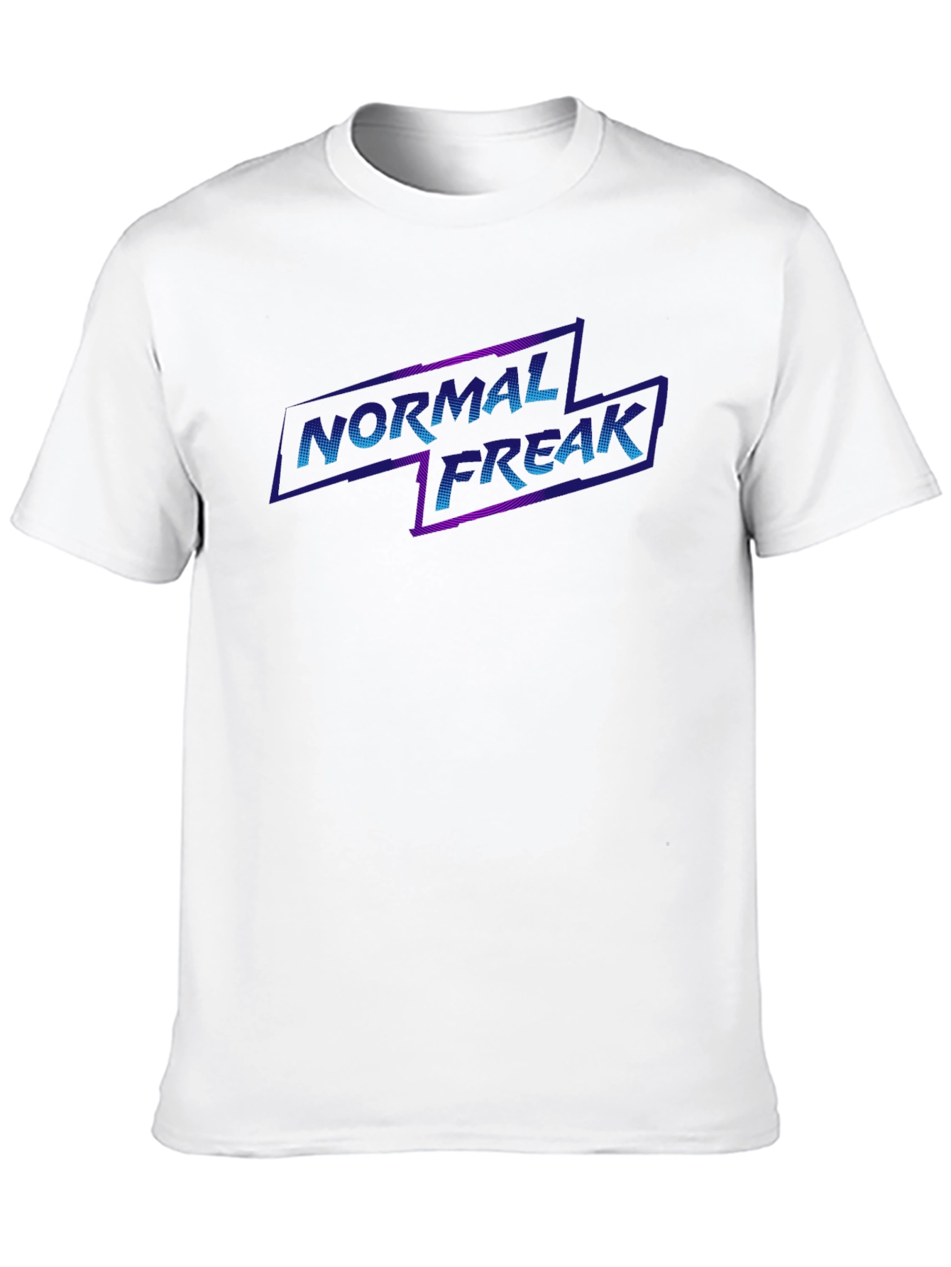 Black Normal Freak Graphic Tee - Black Cotton T-Shirt view 10