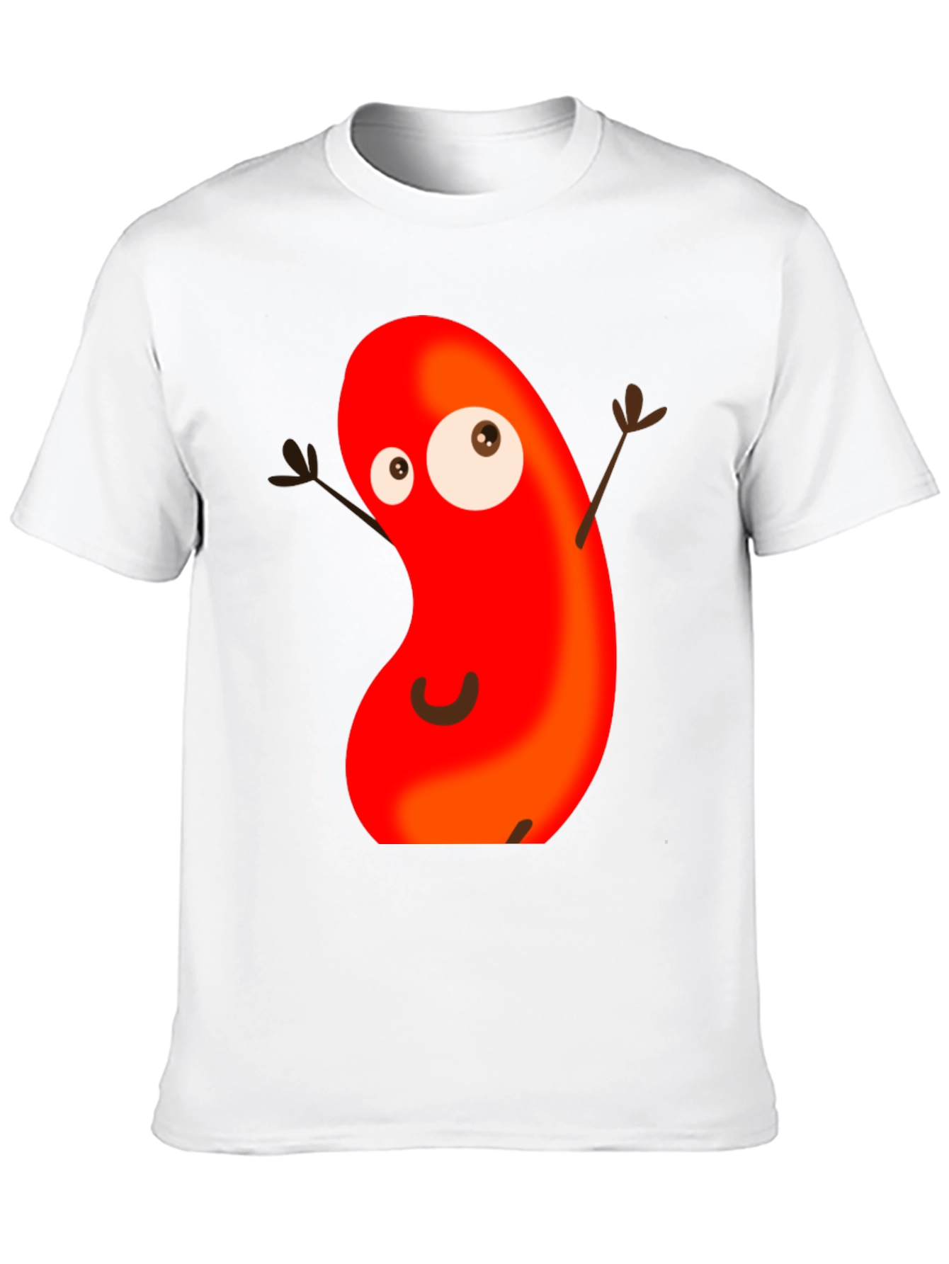 Black Funny Bean Character Graphic Tee view 10