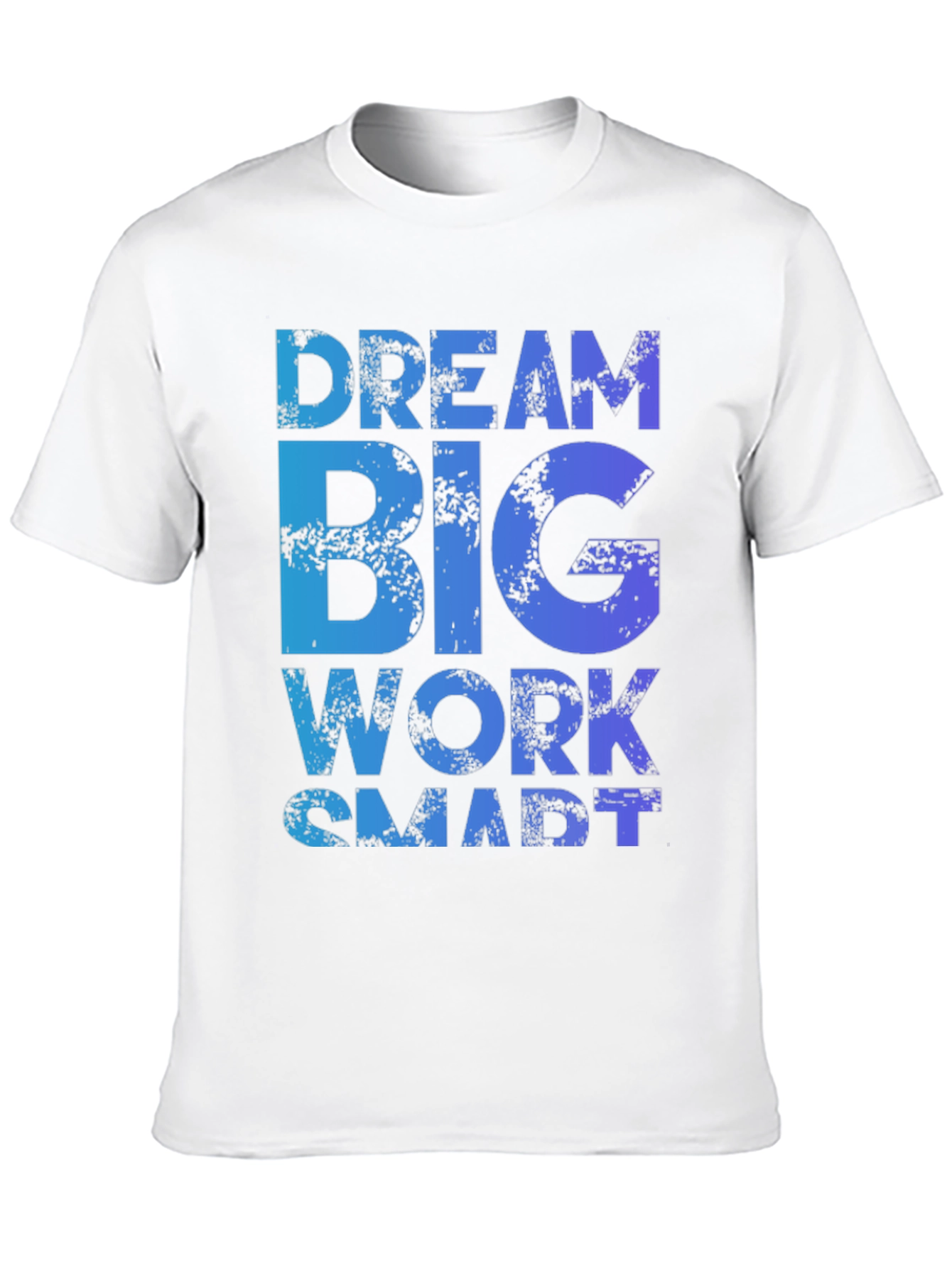 Black Dream Big Work Smart Black T-Shirt view 10