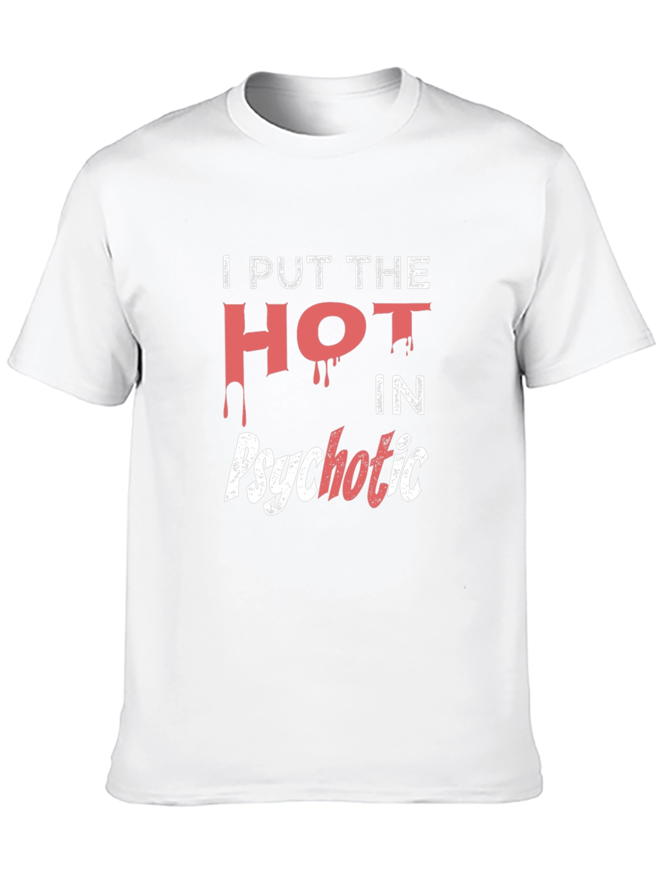 Black Hot Psychotic Black Graphic Tee view 10