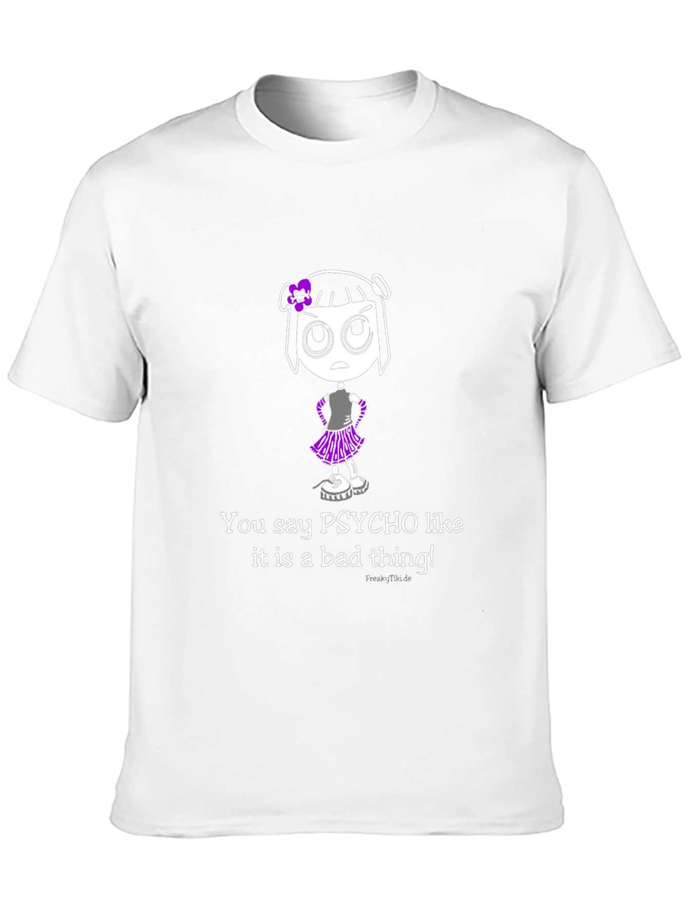 Black Psycho Like It Is A Bad Thing T-Shirt view 10