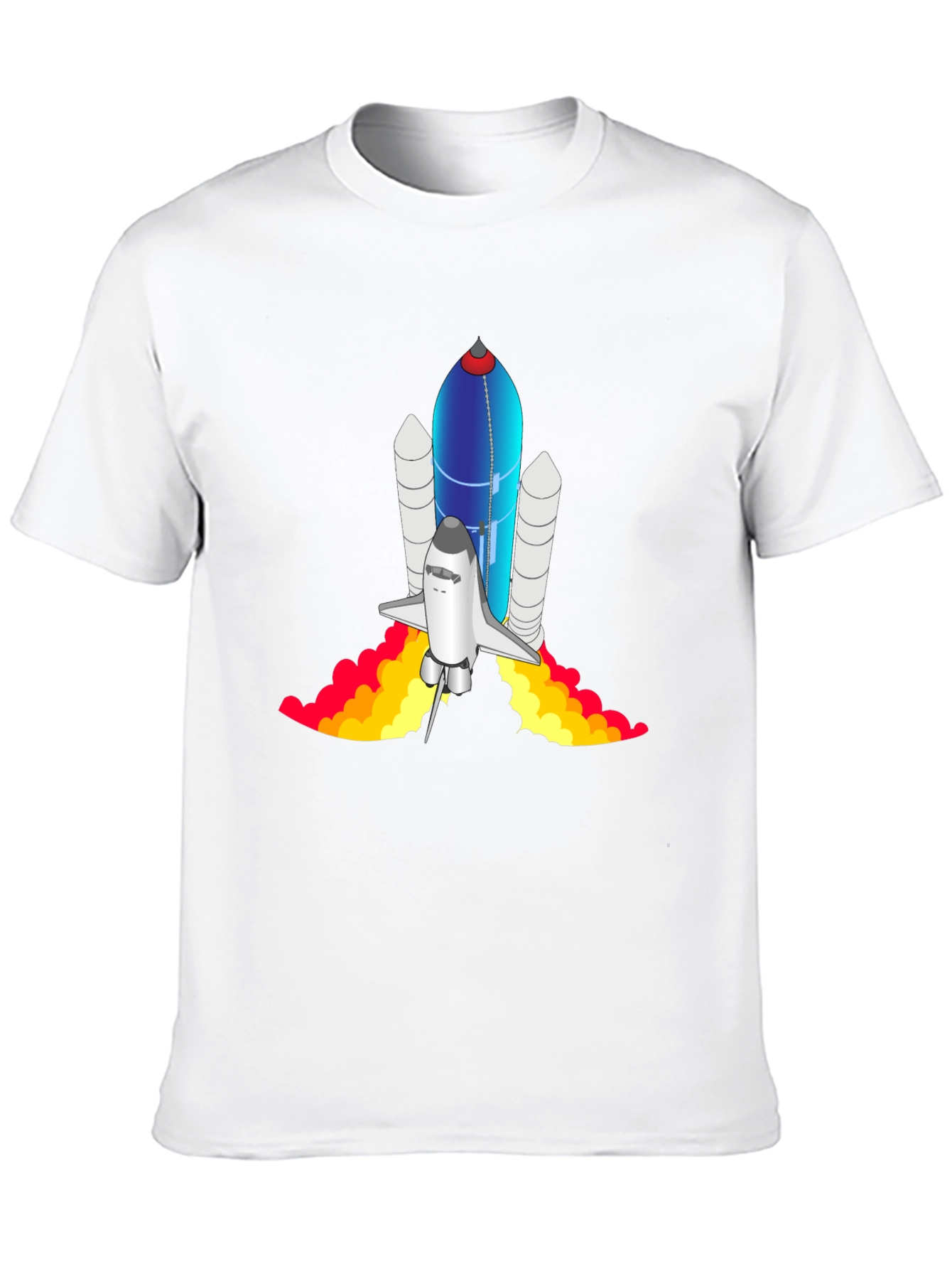 Black Space Shuttle Graphic Tee view 10