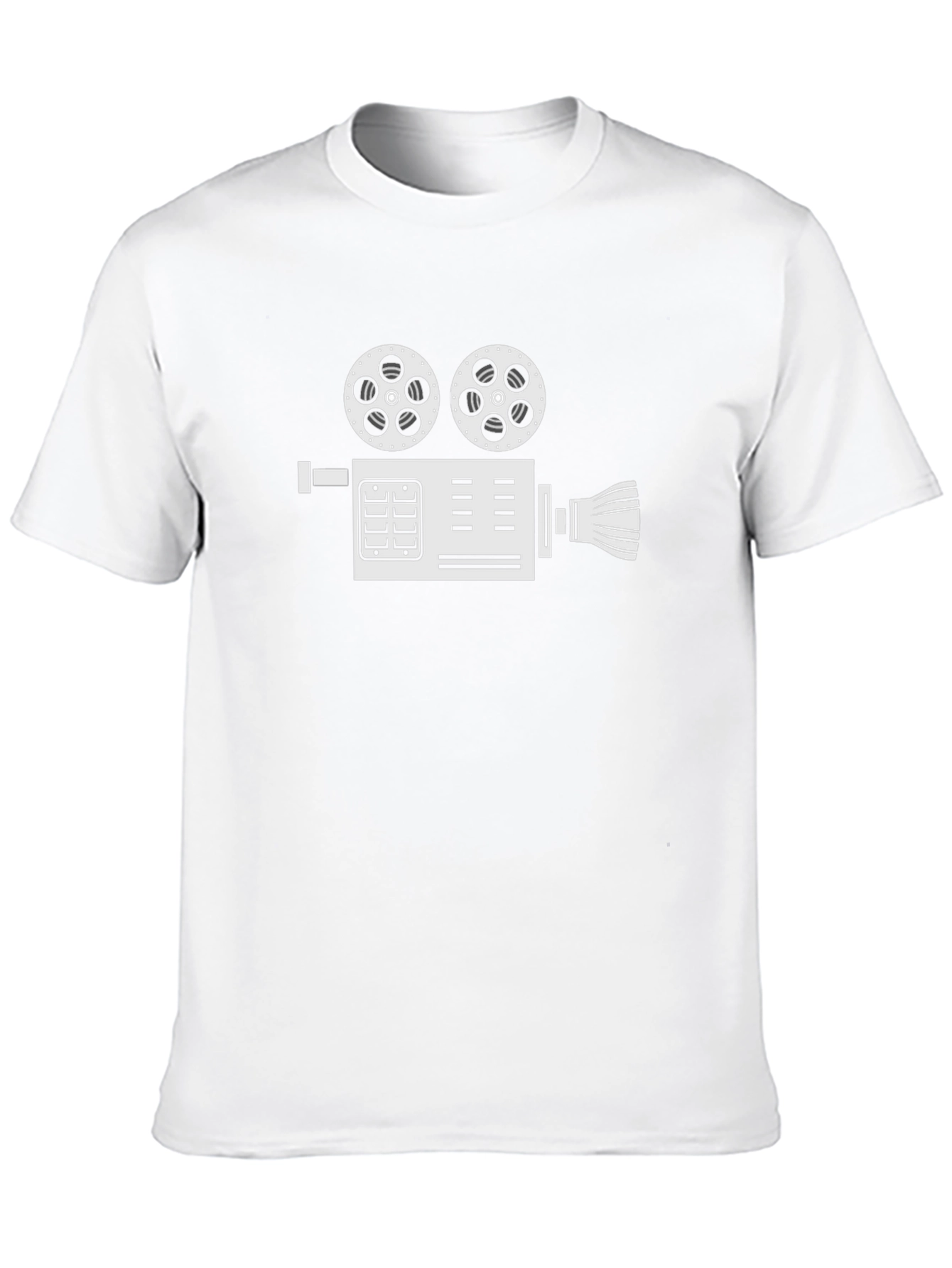 Black Retro Movie Camera Graphic Tee - Black view 10