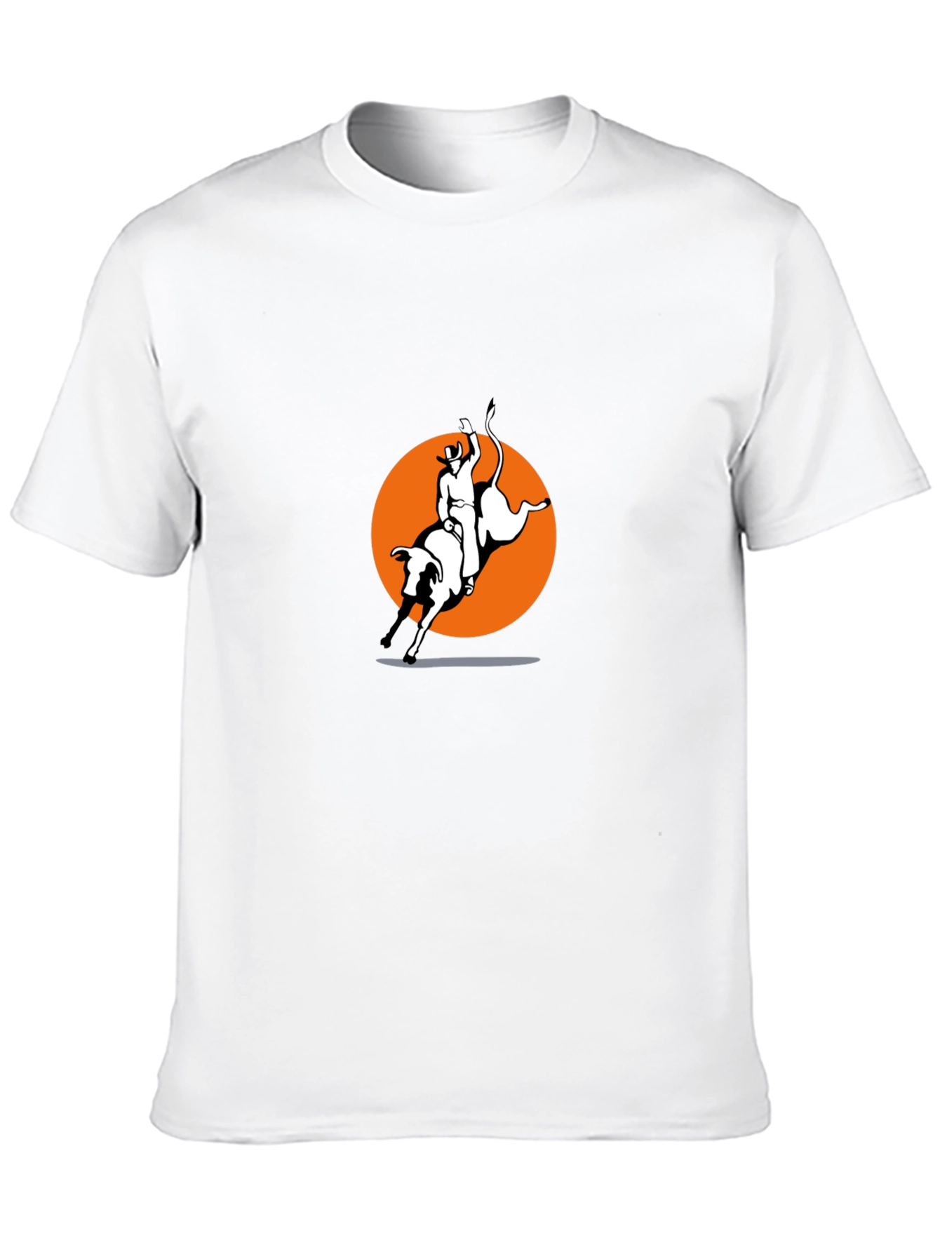 Black Bull Riding Graphic Tee - Cowboy Style view 10