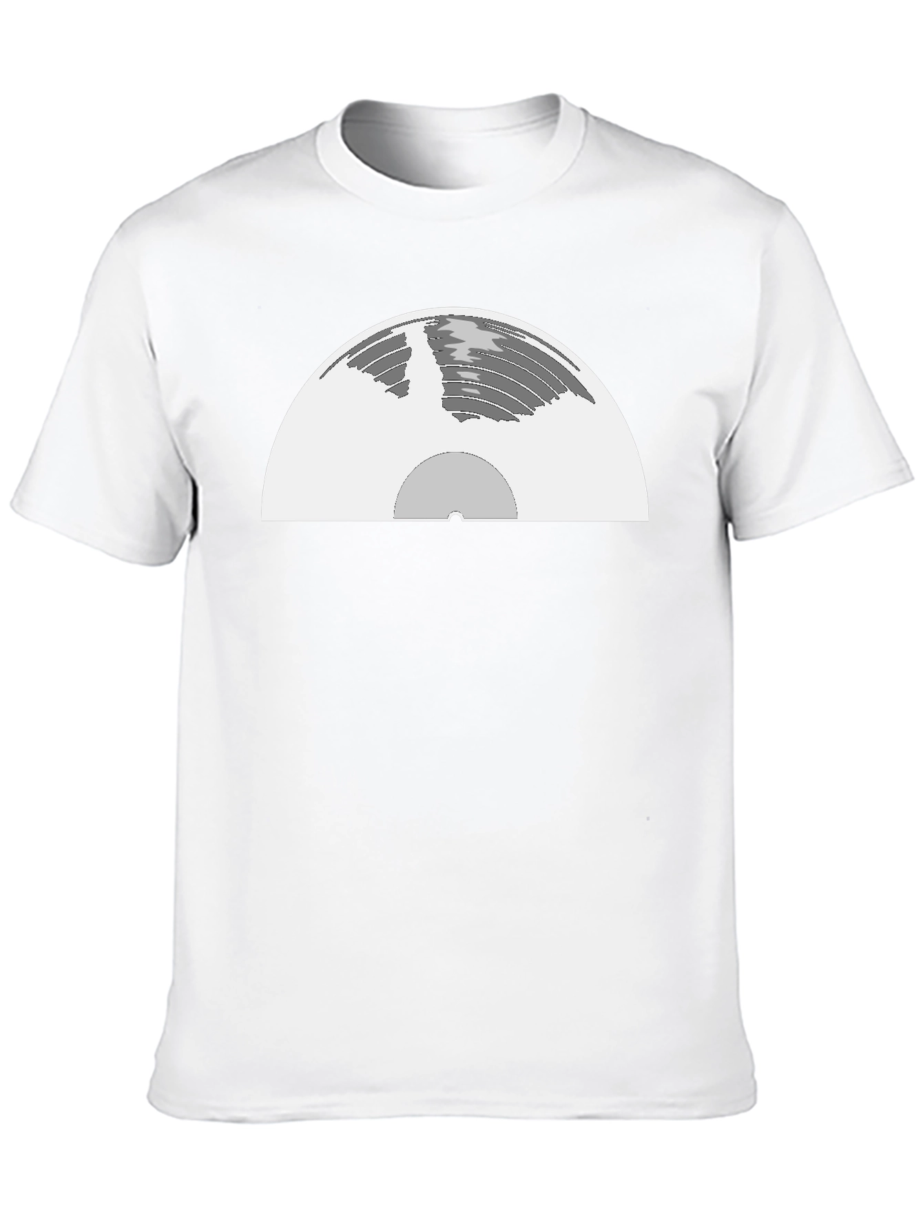 Black Retro Vinyl Record Graphic Tee view 10