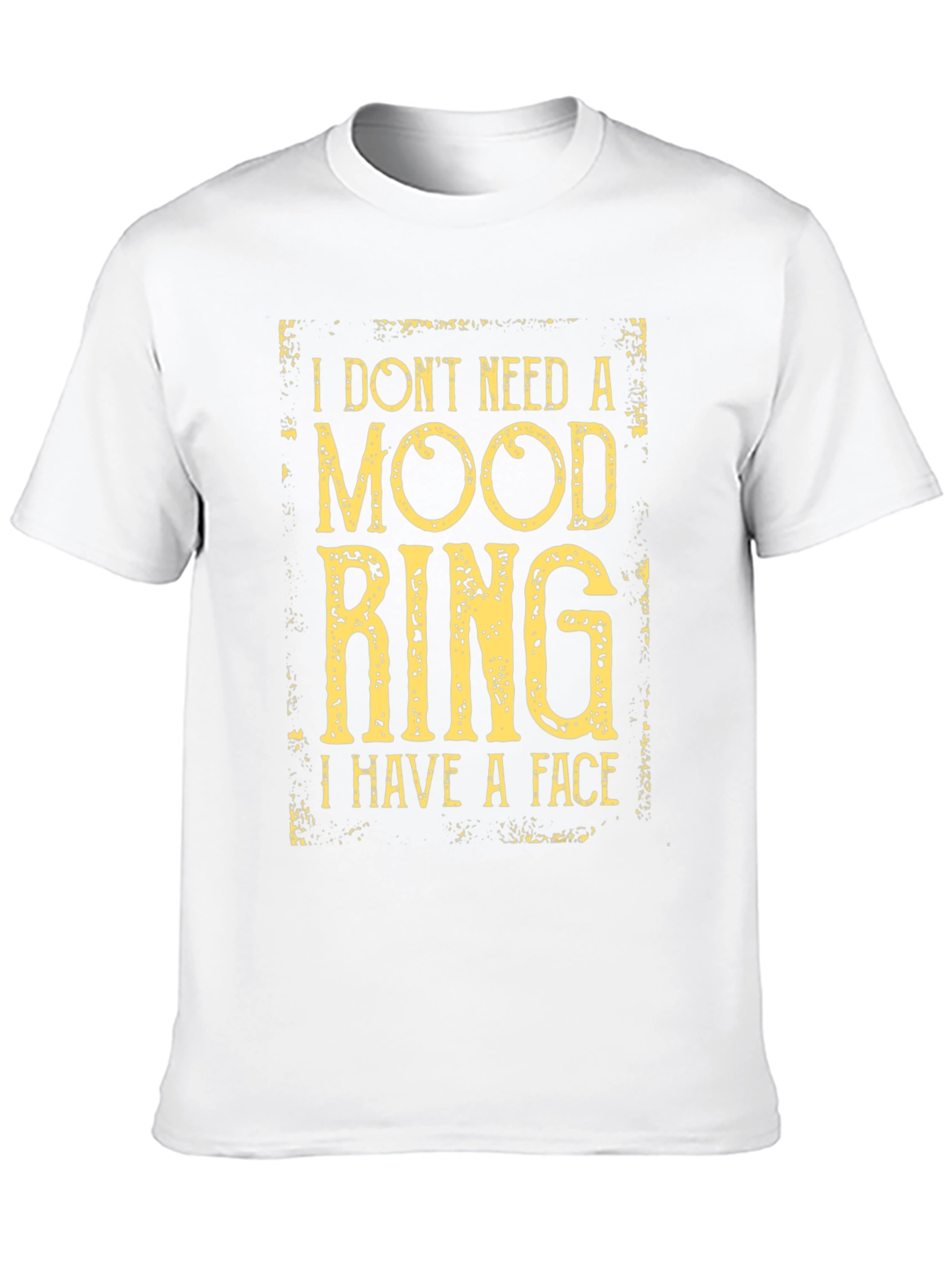 Black Mood Ring Graphic Tee - Black Humor T-Shirt view 10
