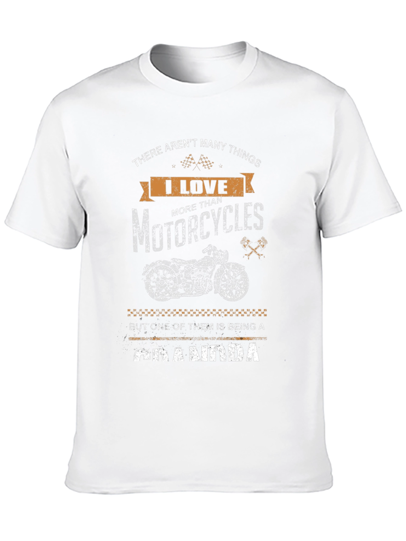 Black Motorcycle Grandpa T-Shirt view 10