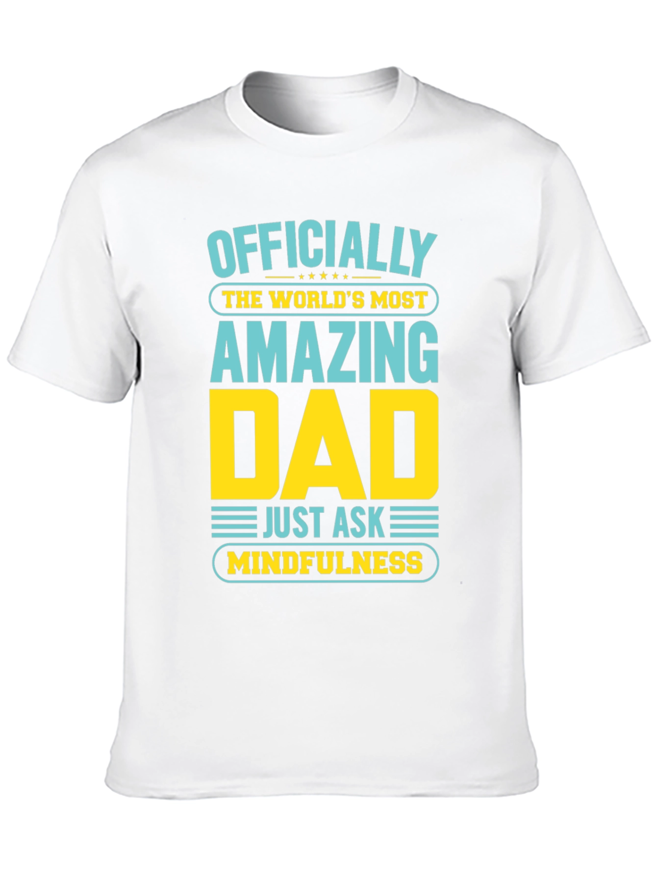 Black Officially Amazing Dad Graphic T-Shirt view 10