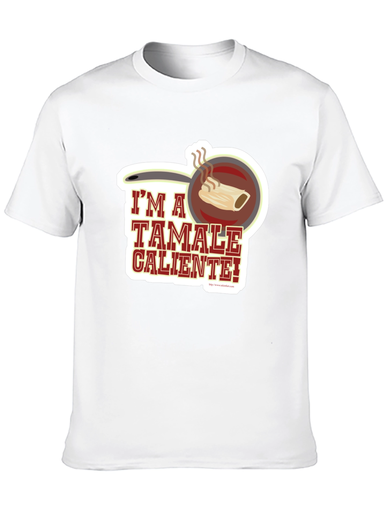 Black I'm a Tamale Caliente! T-Shirt - Funny Foodie Tee view 10