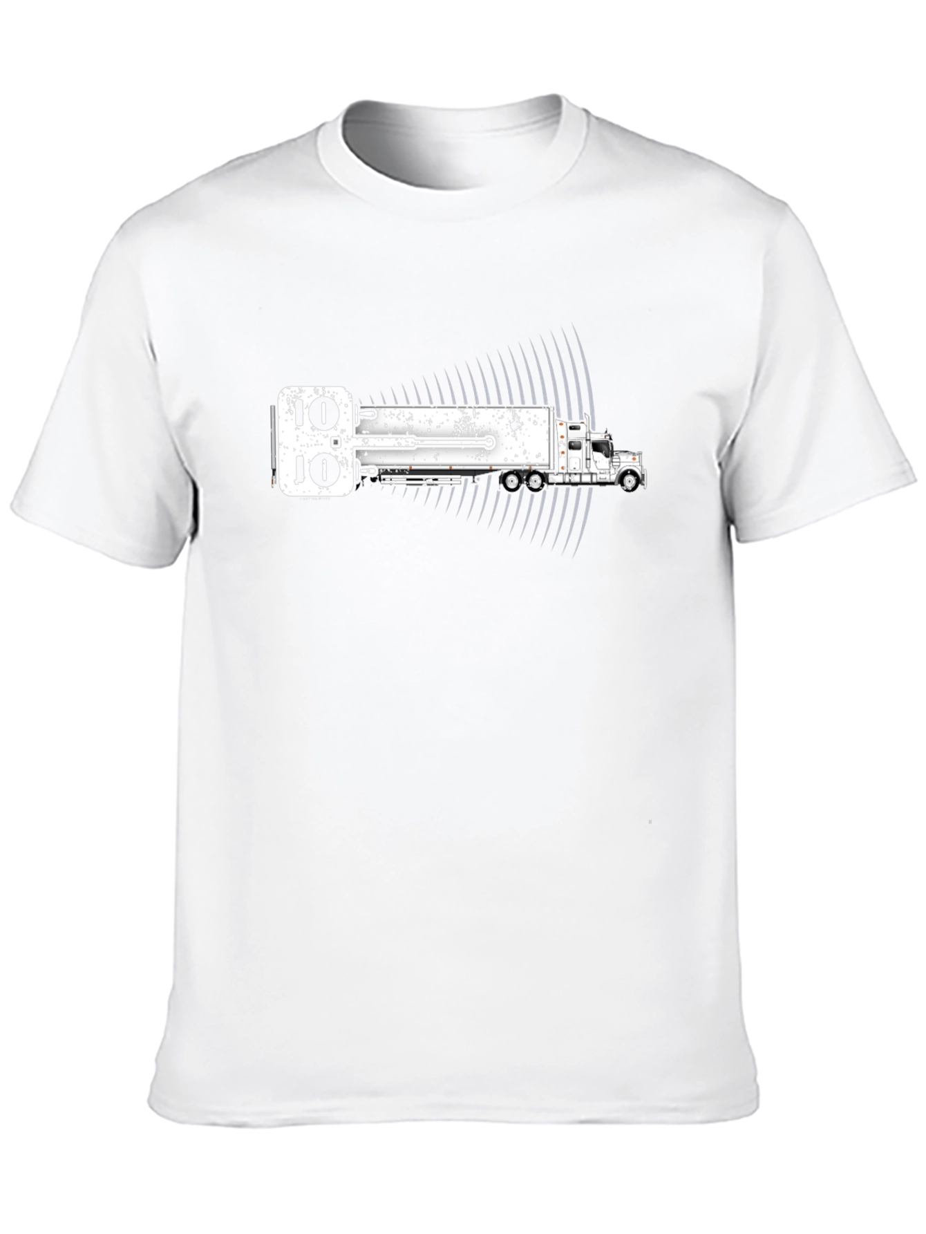 Black Trucking Domino Effect T-Shirt view 10