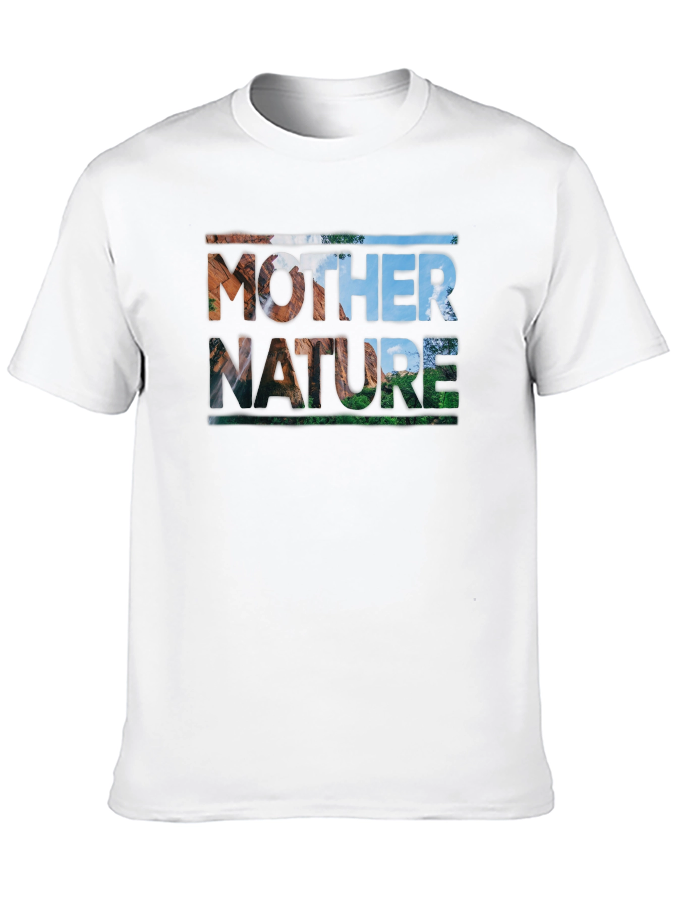 Black Mother Nature T-Shirt - Black Graphic Tee view 10