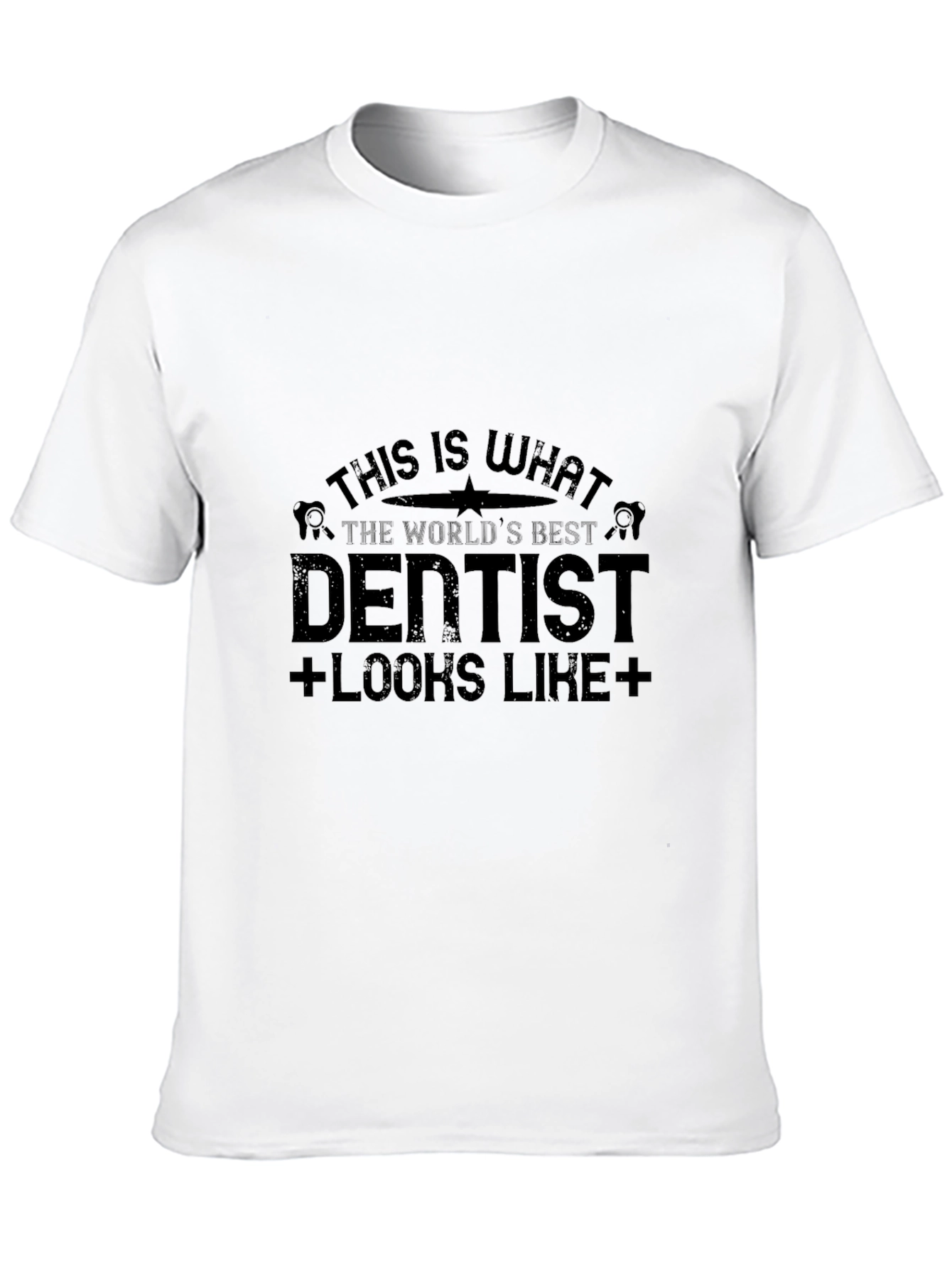 Black Best Dentist T-Shirt - Funny Dental Gift view 10