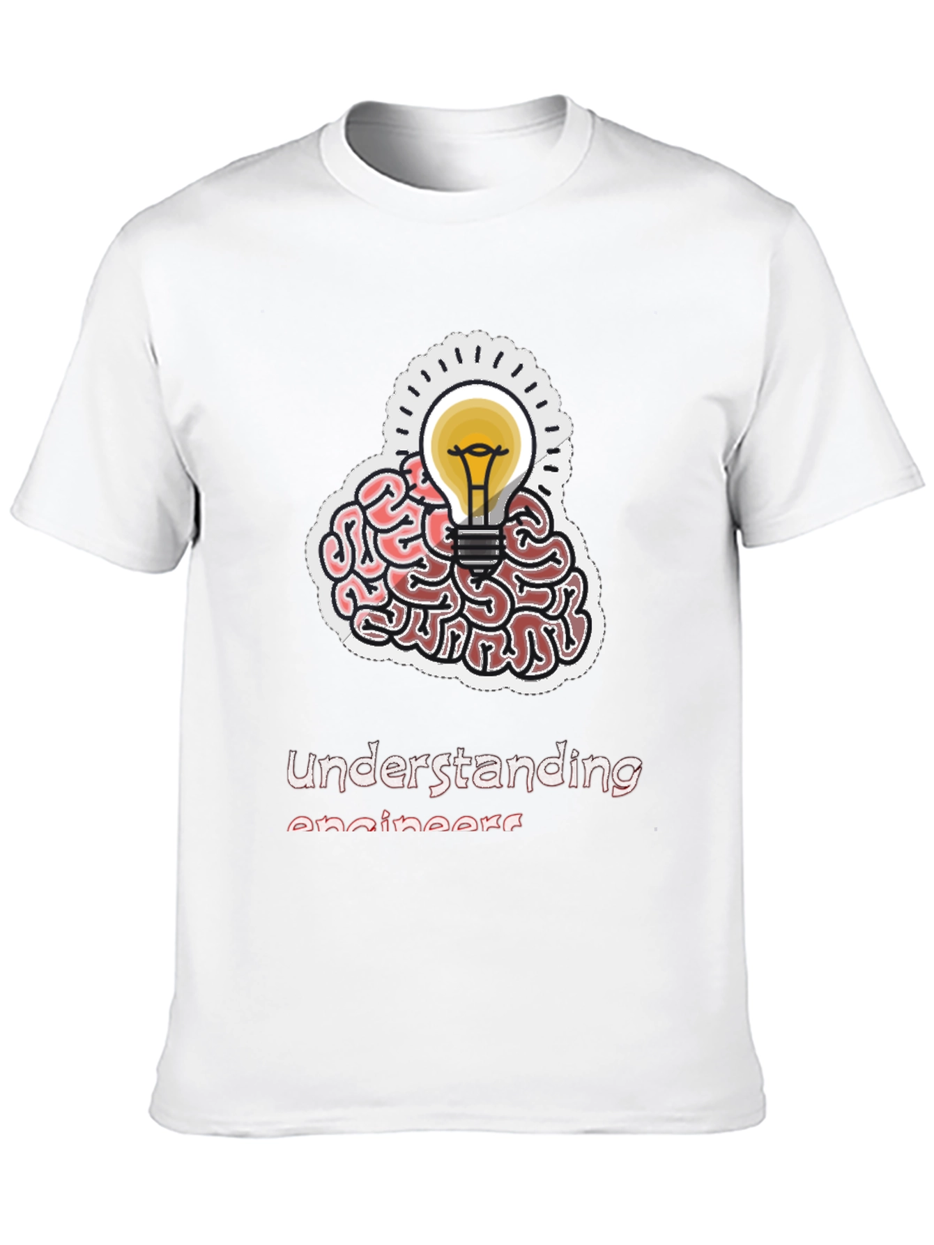 Black Understanding Engineers Brain T-Shirt view 10