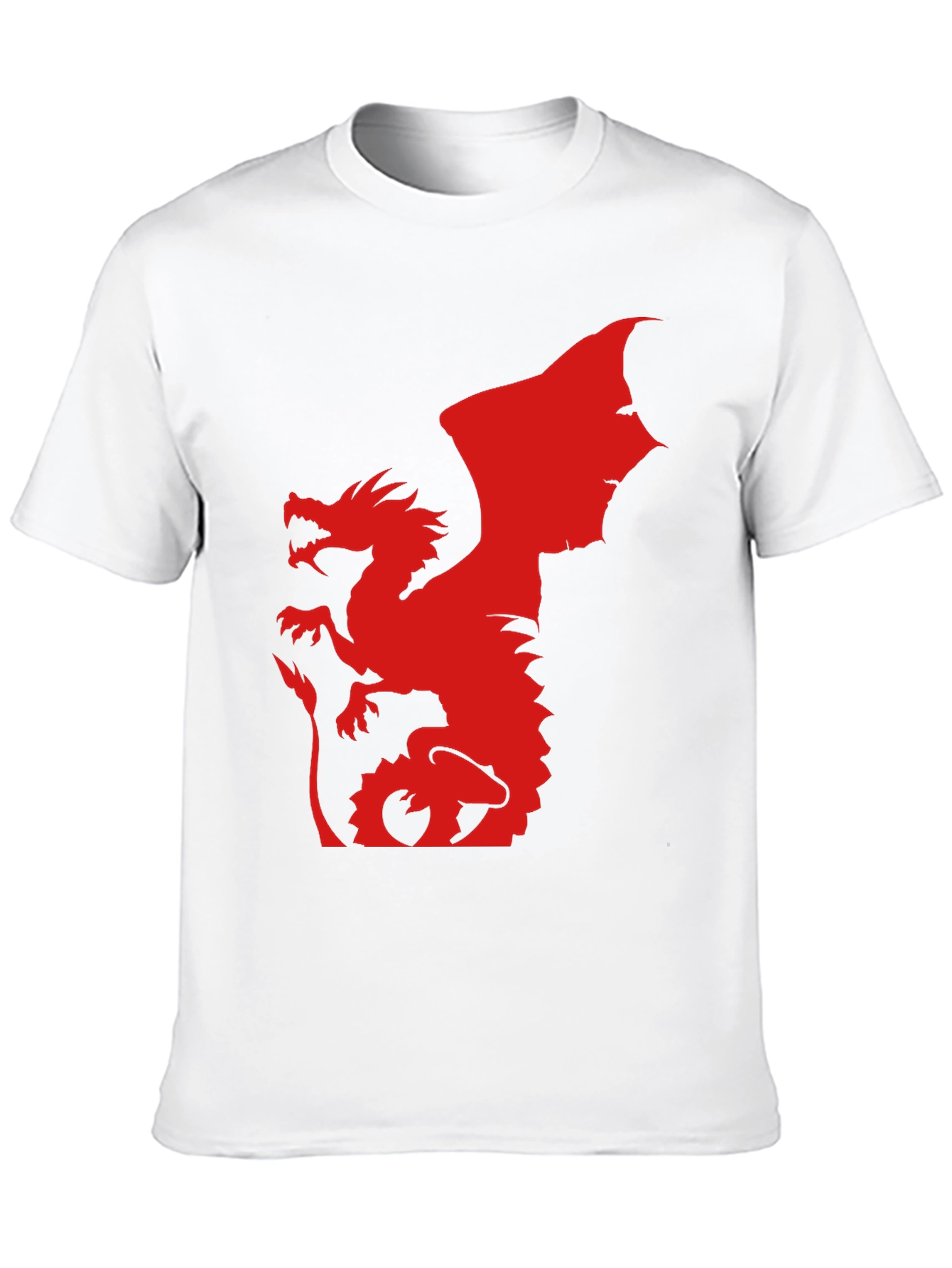 Black Red Dragon Graphic Tee - Bold & Unique! view 10