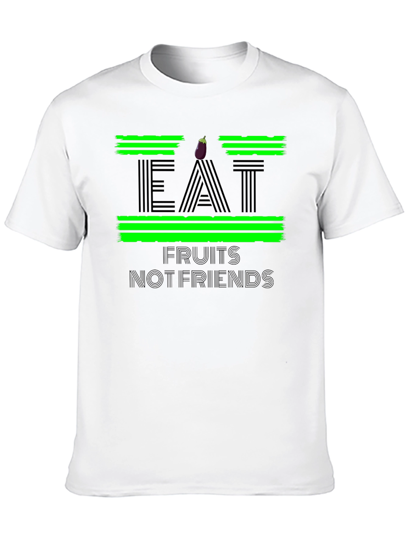 Eat Fruits Not Friends Graphic Tee - 10