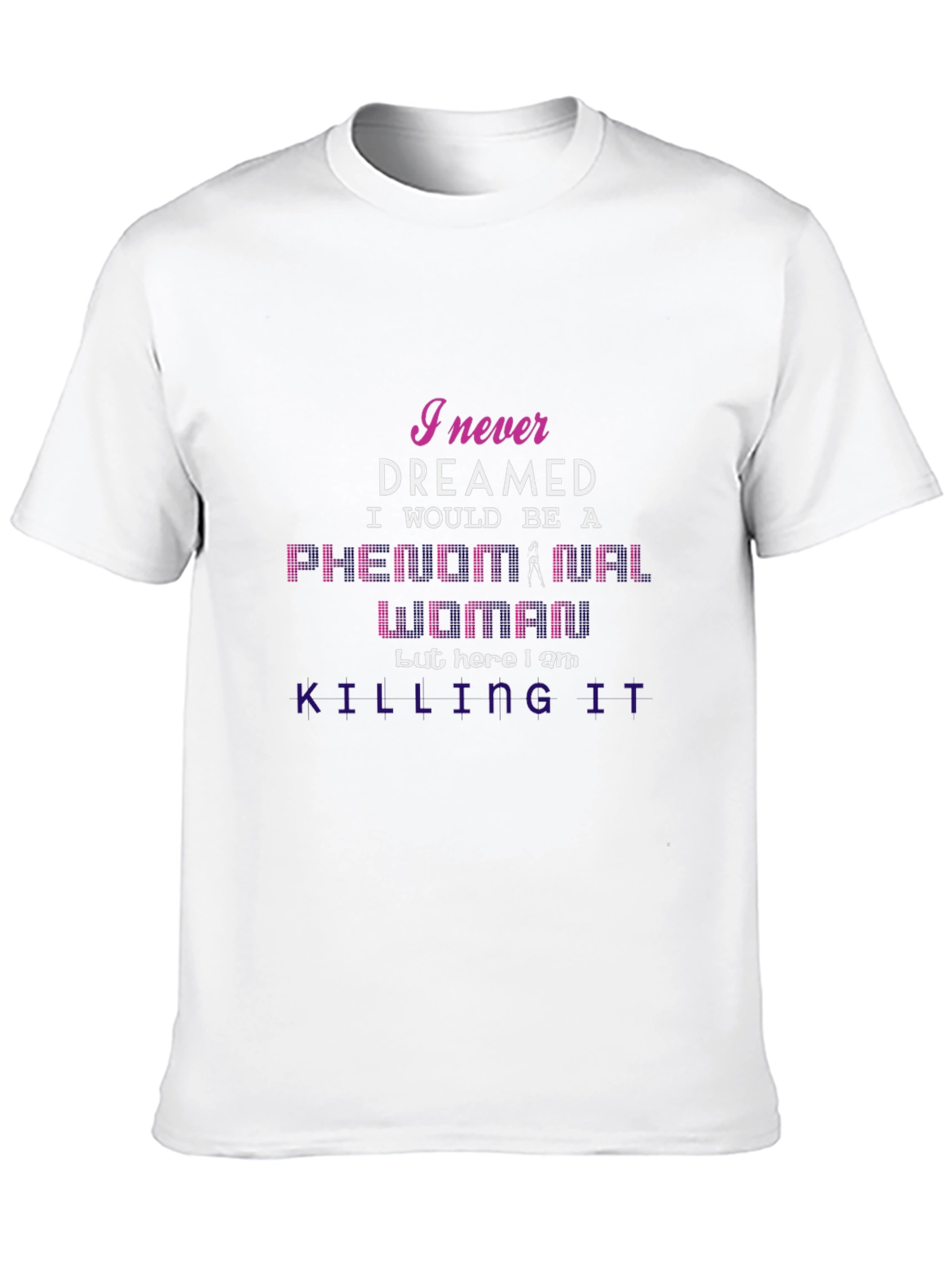 Black Phenomenal Woman Graphic T-Shirt view 10