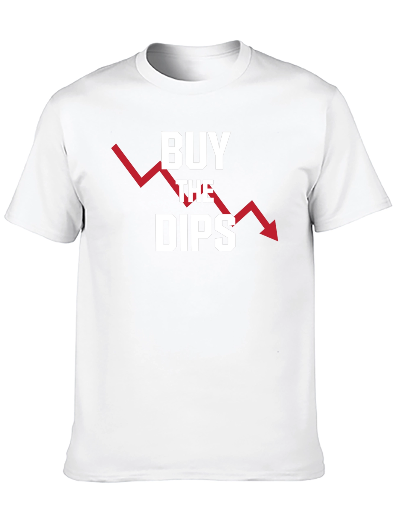 Black Buy The Dips T-Shirt - Stock Market Investor Apparel view 10
