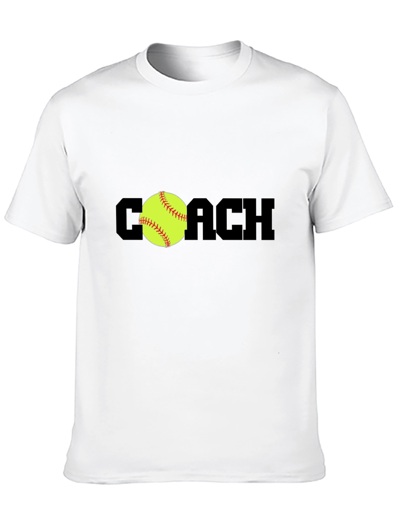 Black Coach Softball T-Shirt - Black view 10