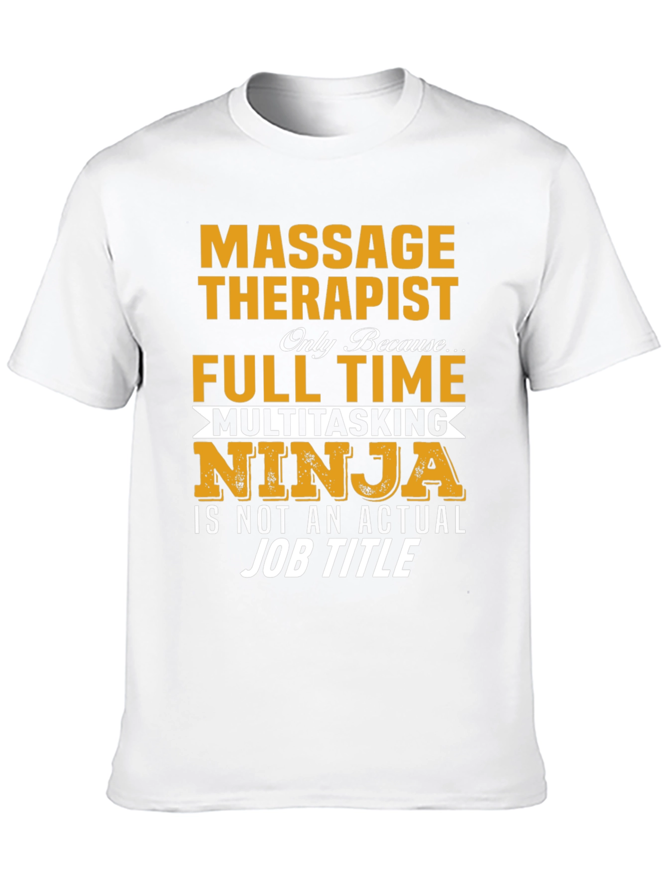 Black Massage Therapist Ninja T-Shirt view 10