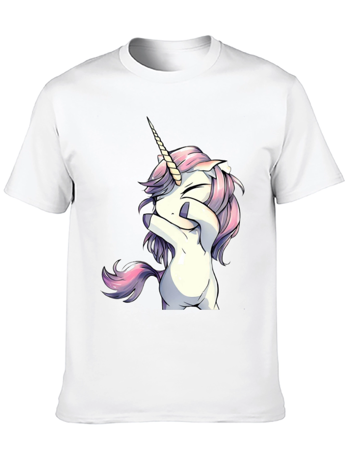 Black Unicorn Graphic Tee - Black Cotton Blend view 10