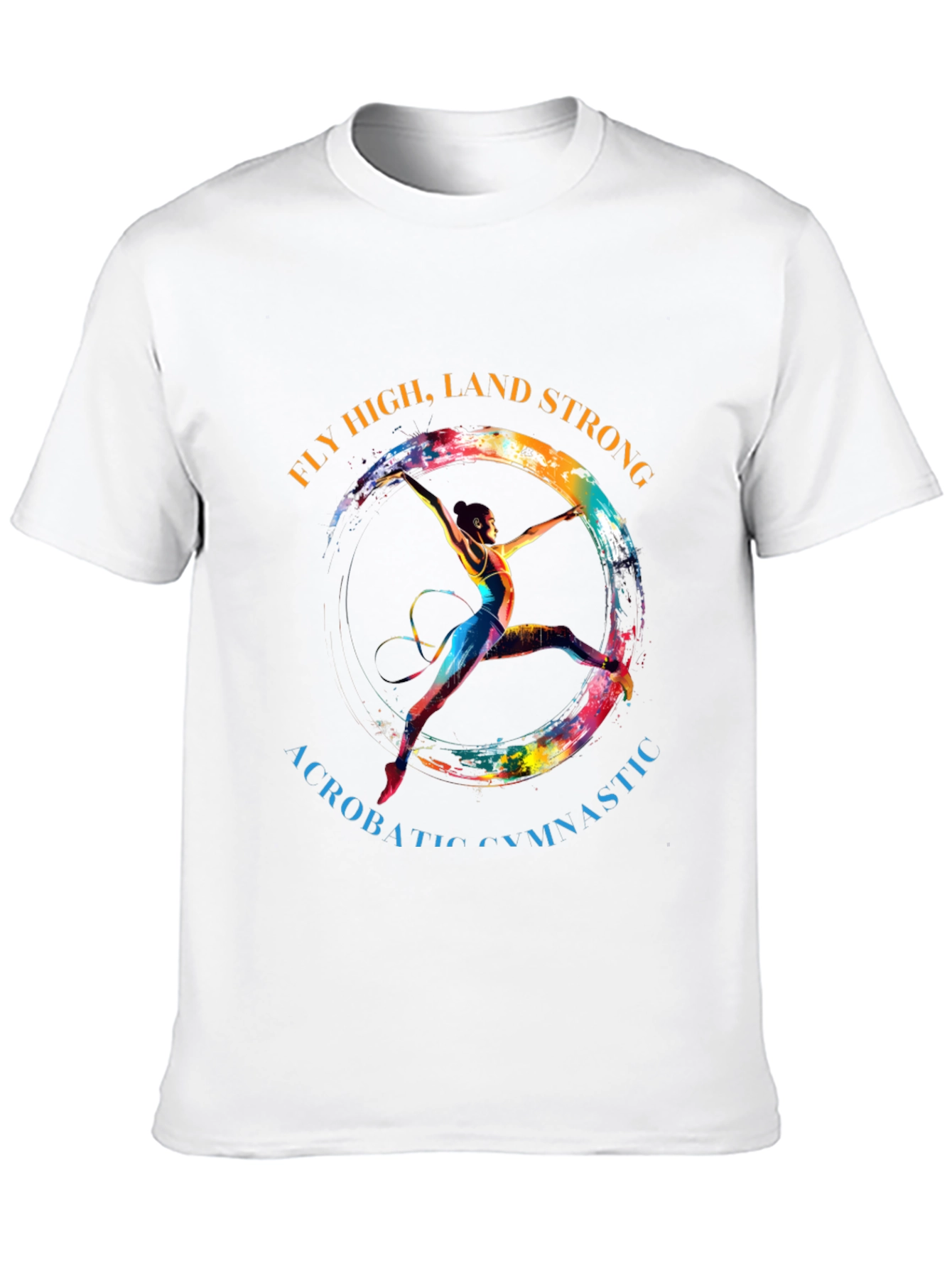 Black Gymnastics Fly High T-Shirt view 10