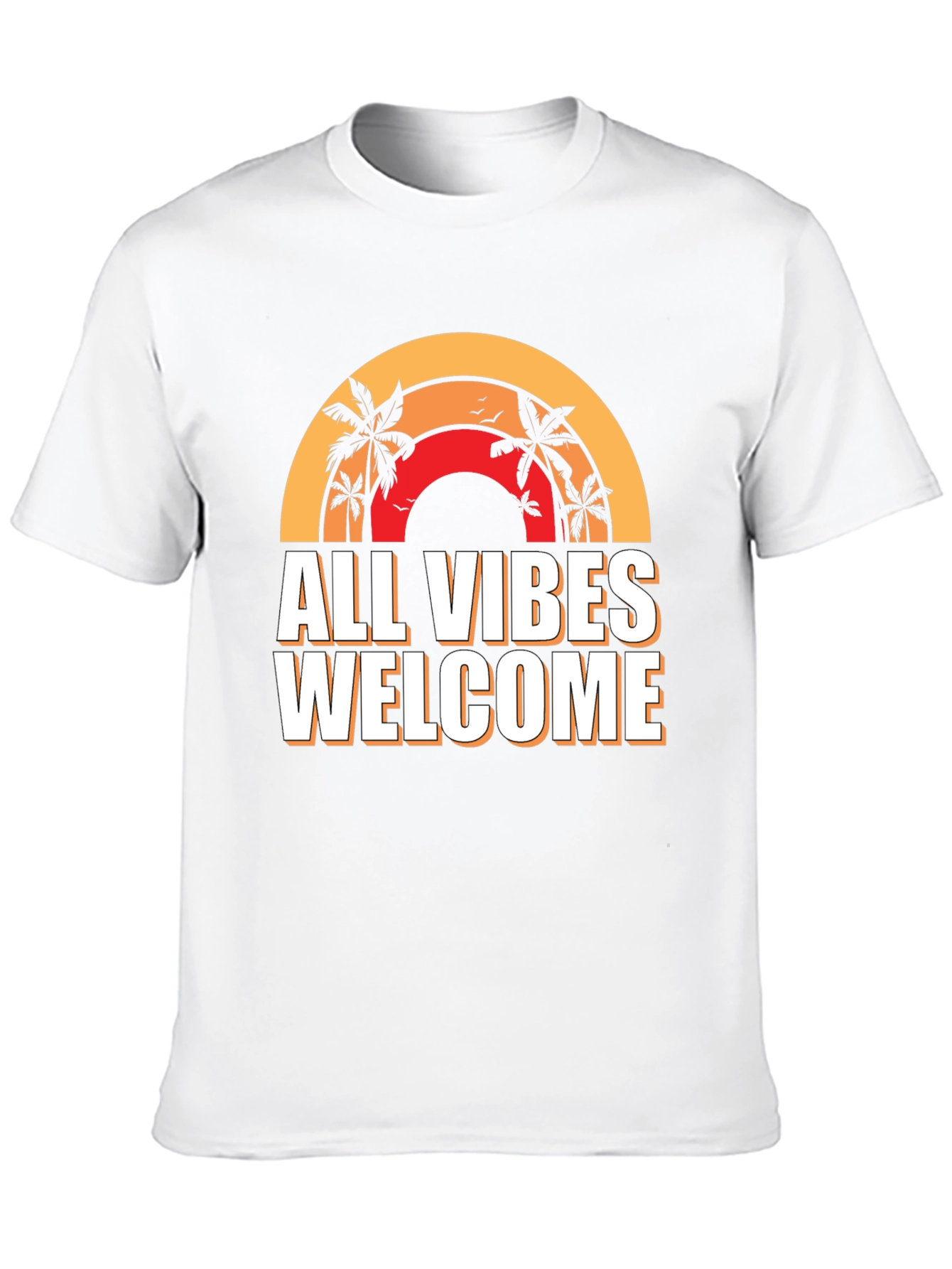 Black All Vibes Welcome Graphic Tee - Black view 10