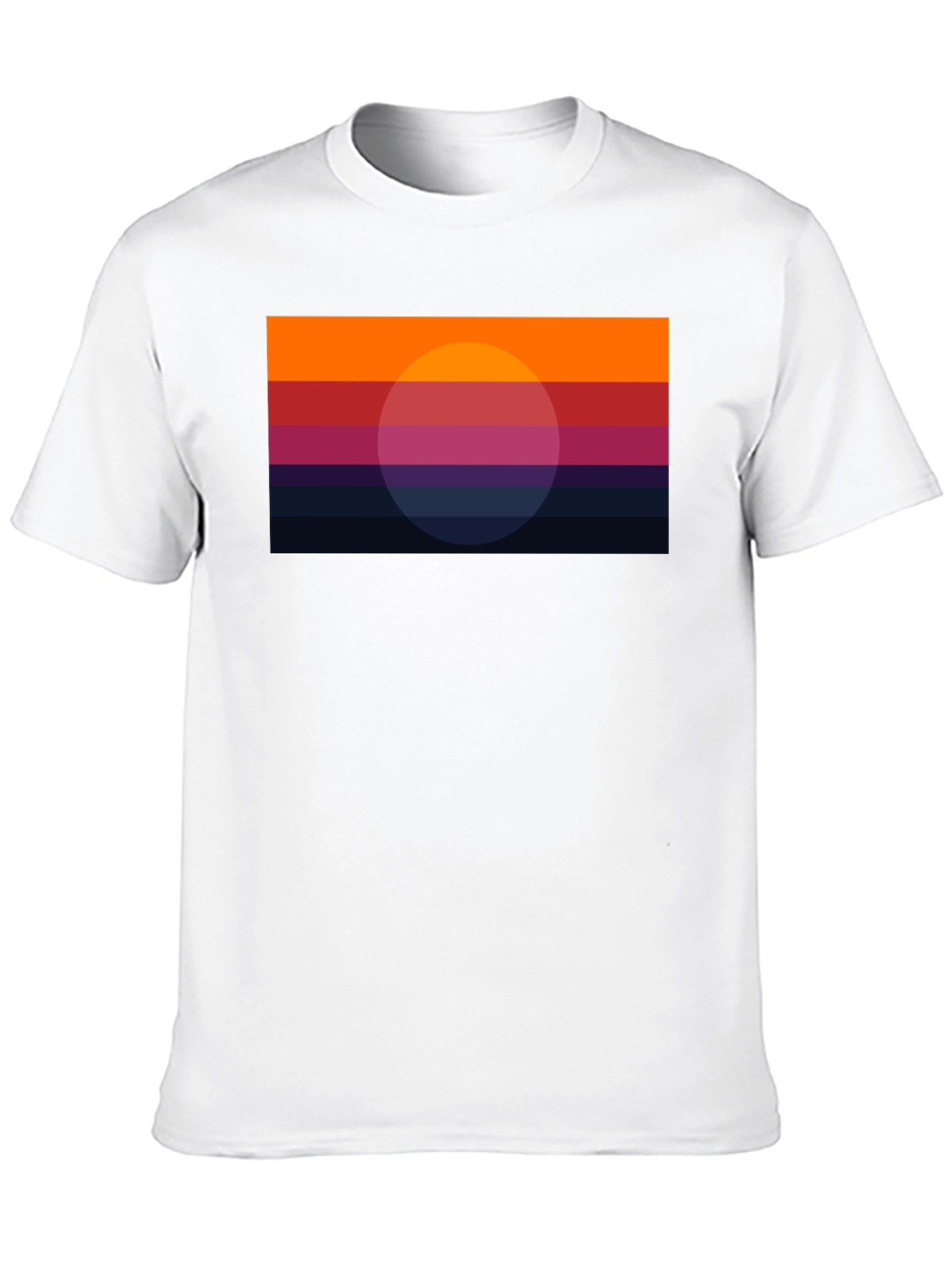 Black Retro Sunset Graphic Tee - Stylish & Unique Design view 10
