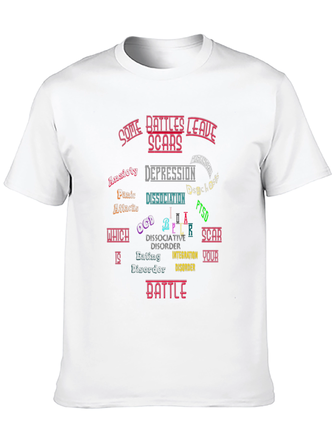 Black Mental Health Awareness T-Shirt view 10