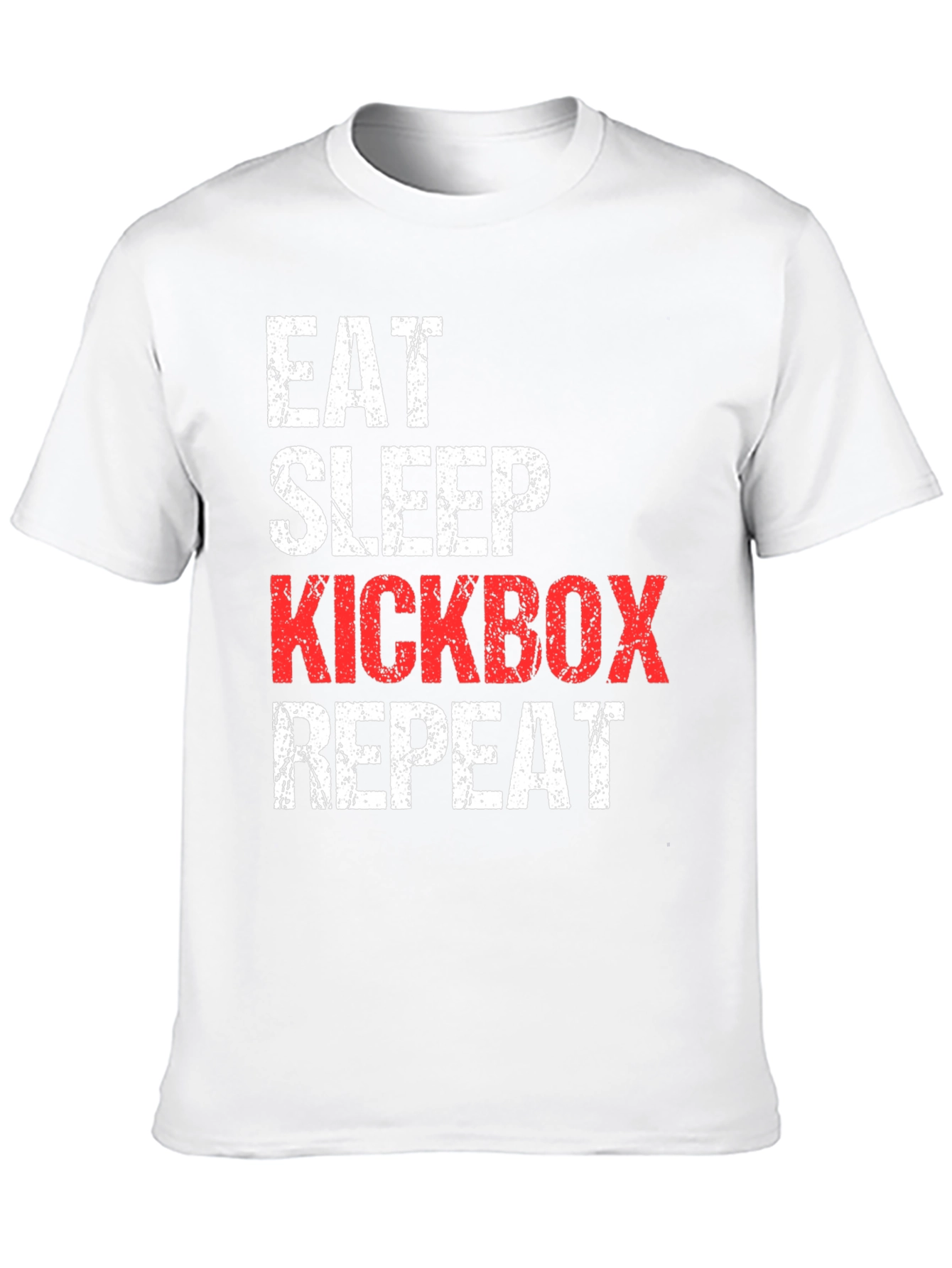 Black Eat Sleep Kickbox Repeat T-Shirt view 10