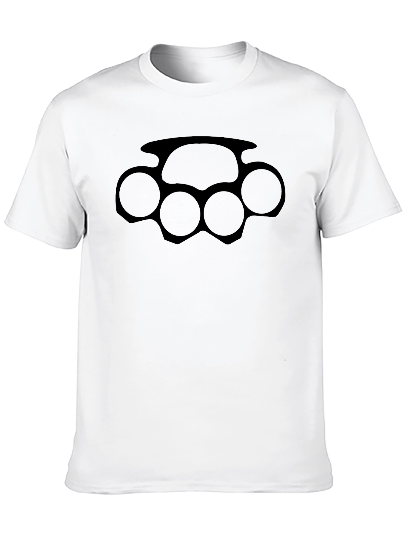 Black Black Knuckle Duster Graphic Tee - Bold Statement Shirt view 10