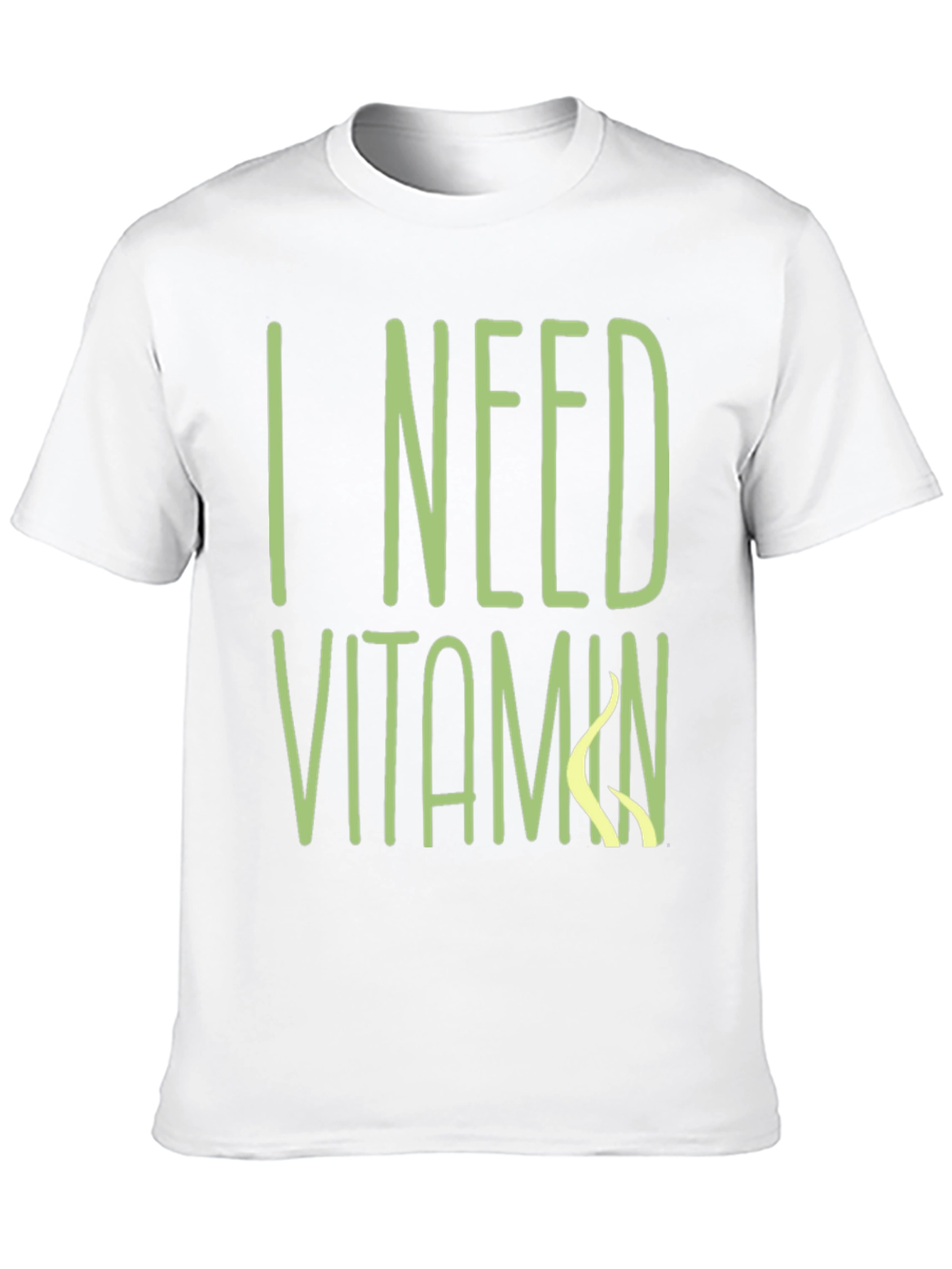 Black I Need Vitamin Sea T-Shirt - Black Cotton Tee view 10