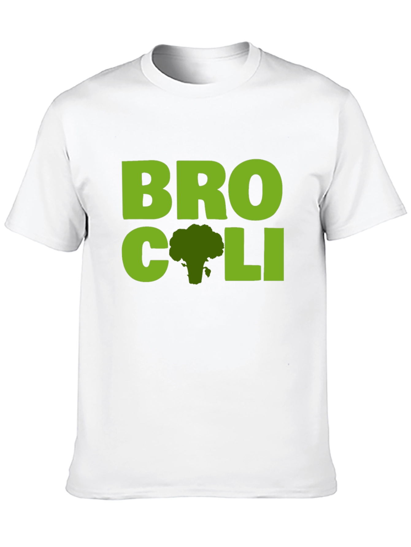 Black Broccoli Graphic Tee - Vegan Humor T-Shirt view 10