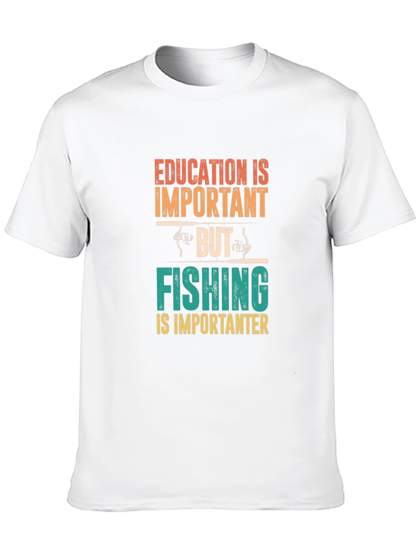 Black Fishing Is Importanter T-Shirt view 10