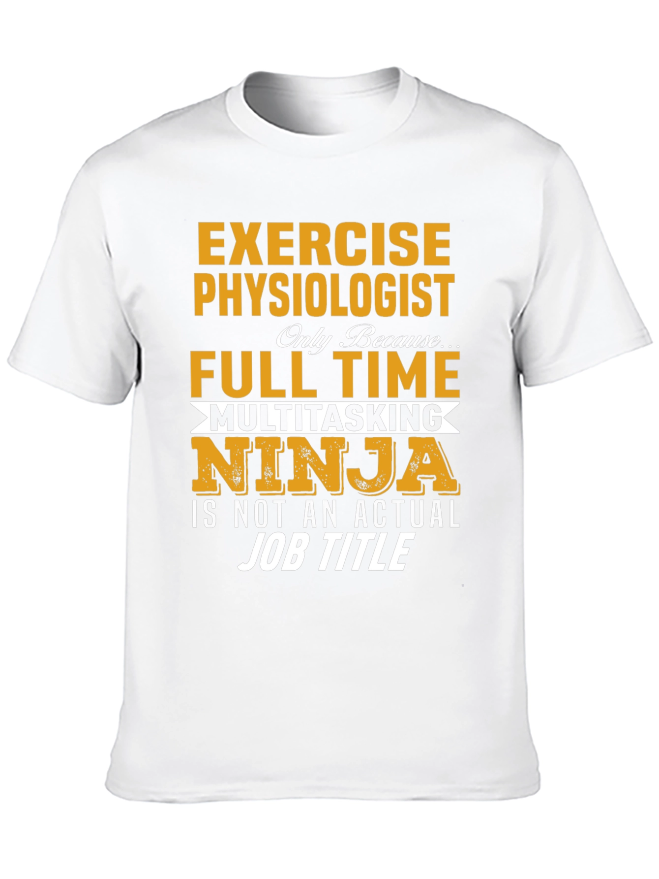 Black Exercise Physiologist Multitasking Ninja Graphic Tee view 10