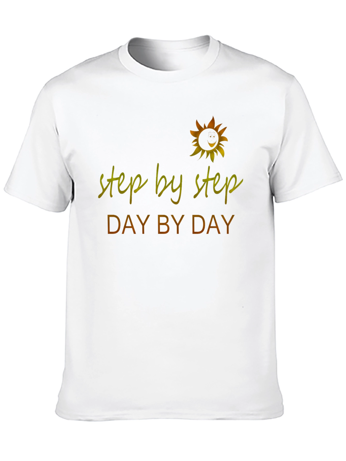 Black Step By Step Day By Day Black T-Shirt view 10