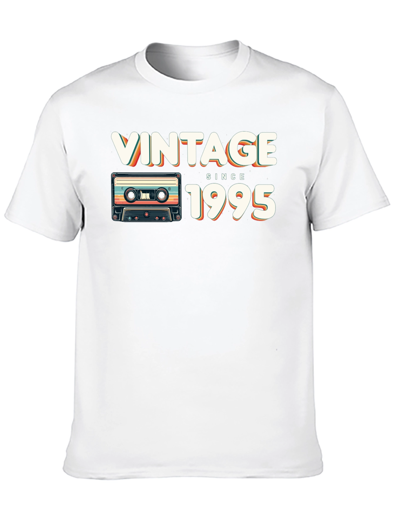 Black Vintage Since 1995 T-Shirt Retro Cassette view 10
