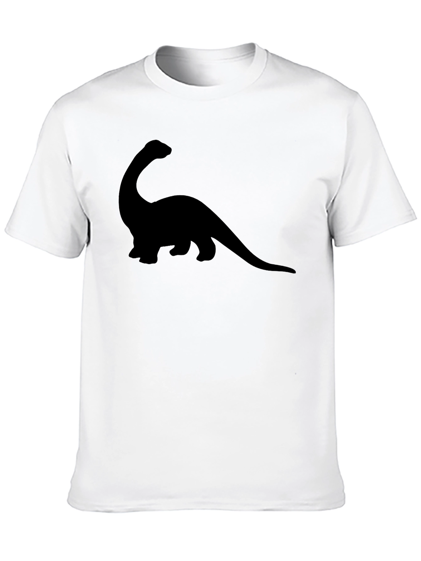 Dinosaur Graphic Tee - Black Brontosaurus T-Shirt - 10