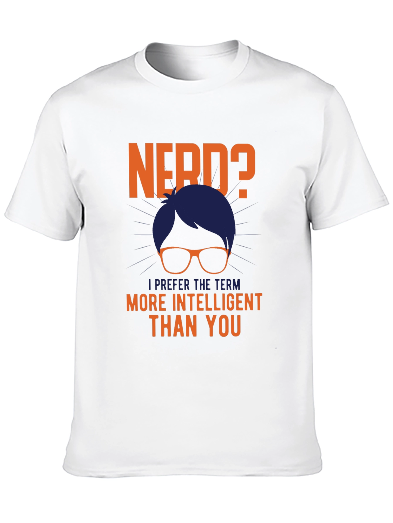 Black Nerd? Intelligent T-Shirt - Funny Geek Tee view 10