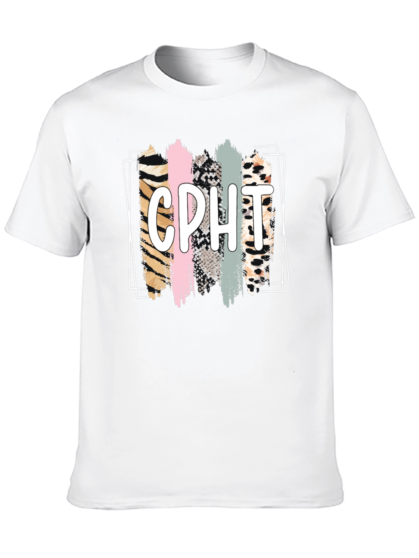 Black CPHT Animal Print Graphic Tee - Unisex view 10
