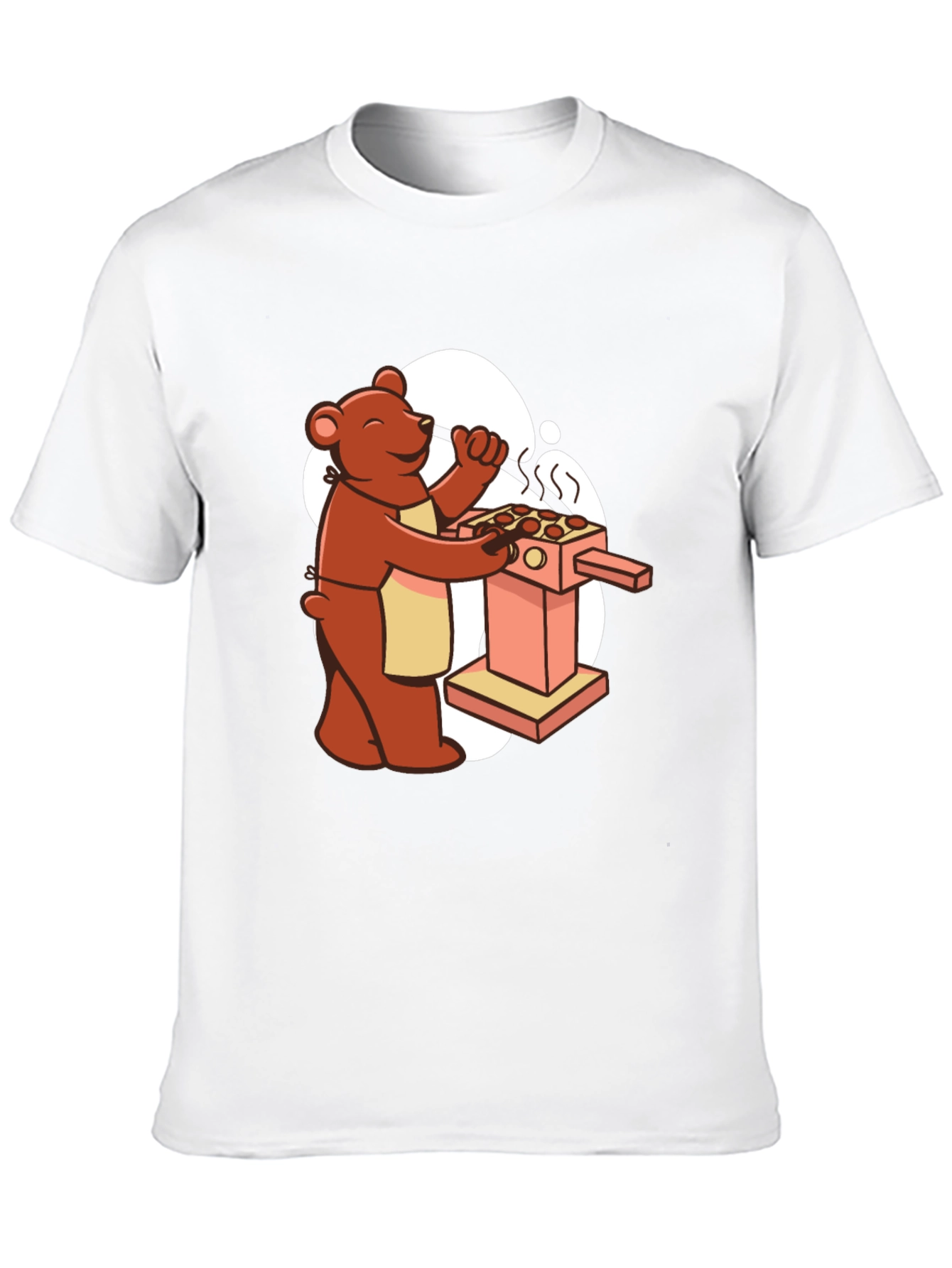 Black Bear Chef T-Shirt - Culinary Bearbecue view 10
