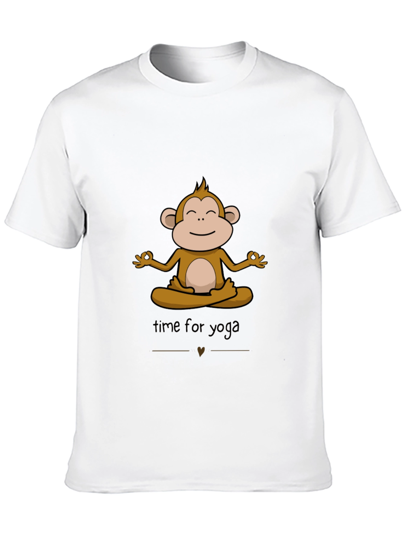 Black Zen Monkey Yoga T-Shirt - Meditating Ape Graphic Tee view 10