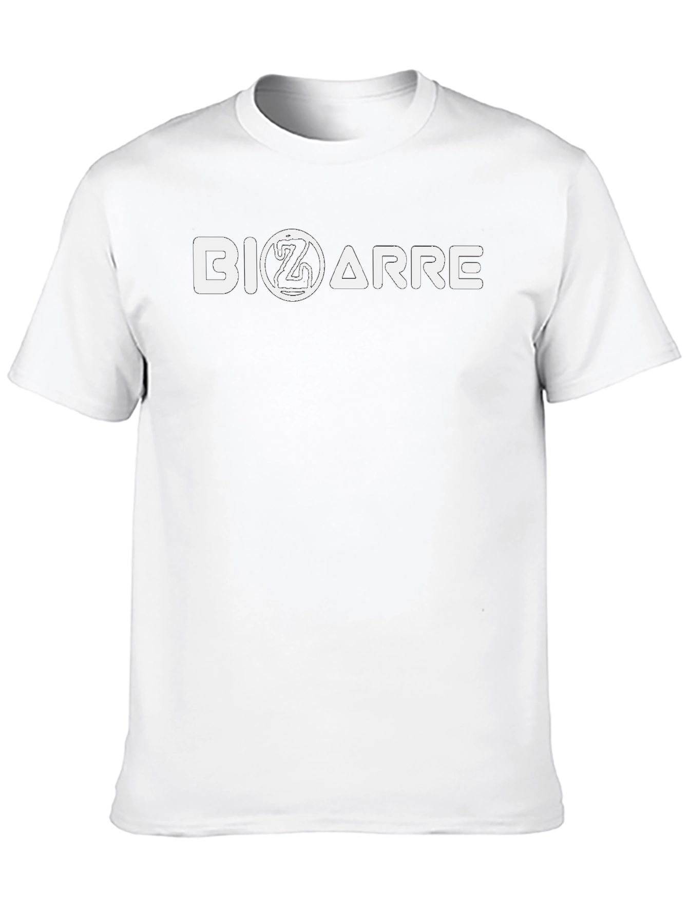 Black Bizarre Graphic Tee - Black Casual T-Shirt view 10
