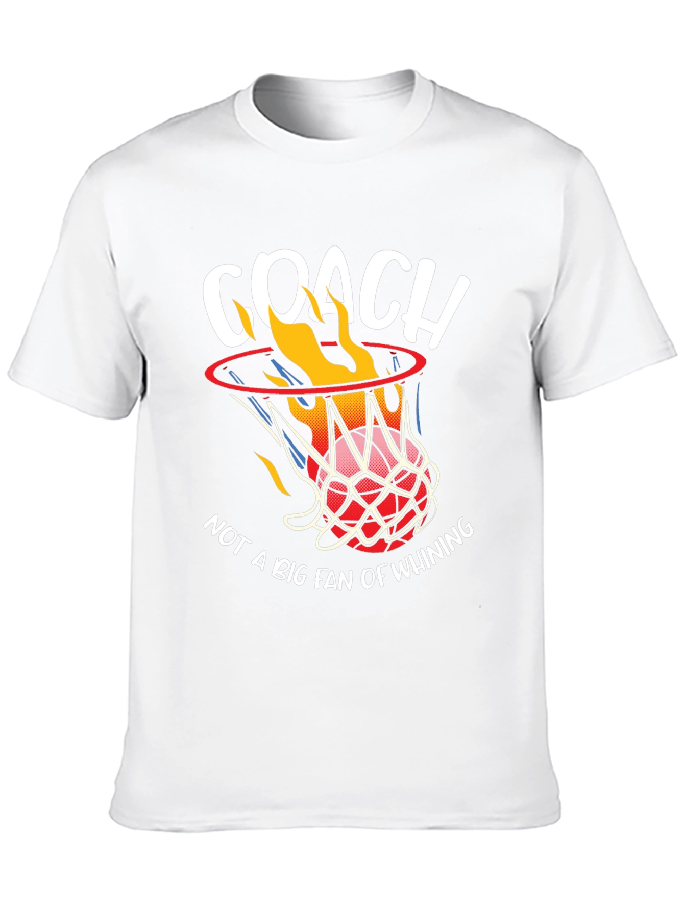 Black Coach Not a Fan Whining T-Shirt view 10