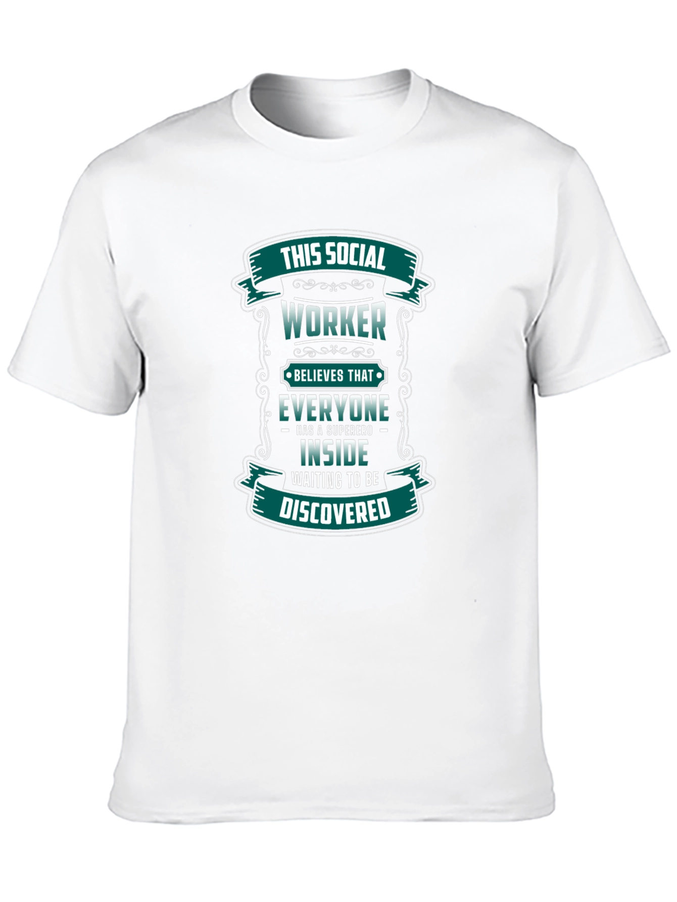 Black Social Worker Superhero T-Shirt view 10